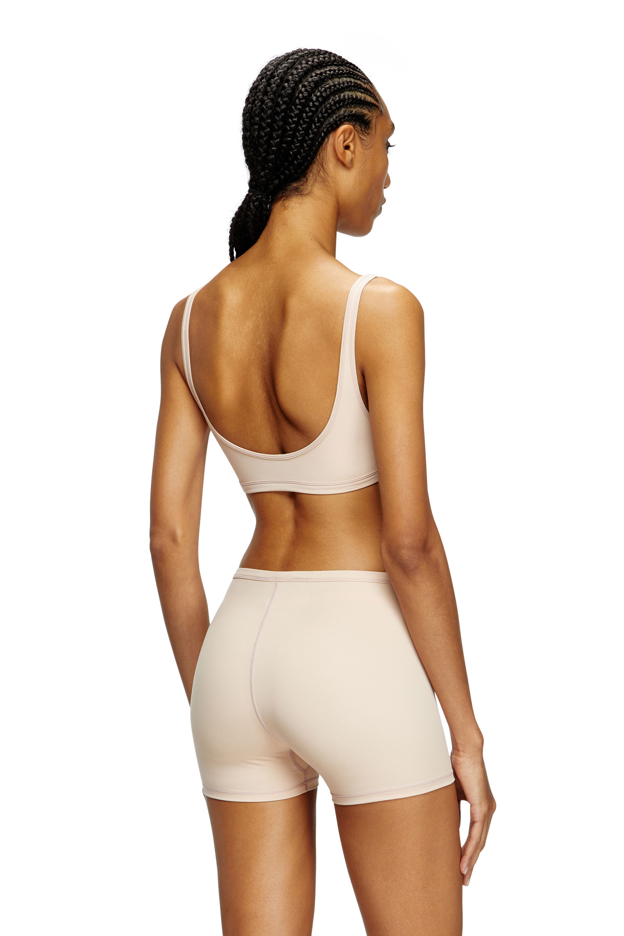 Diesel - CHELSEA-UTLT, Damen Sport-BH mit Cutout-Logo in Fleischfarben - 4