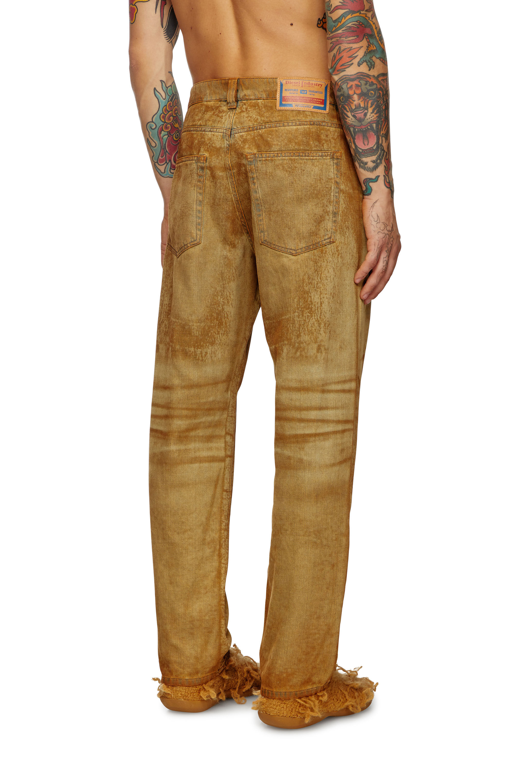 Diesel - Herren Straight Jeans 2010 D-Macs 0AJET, Hellbraun - 4