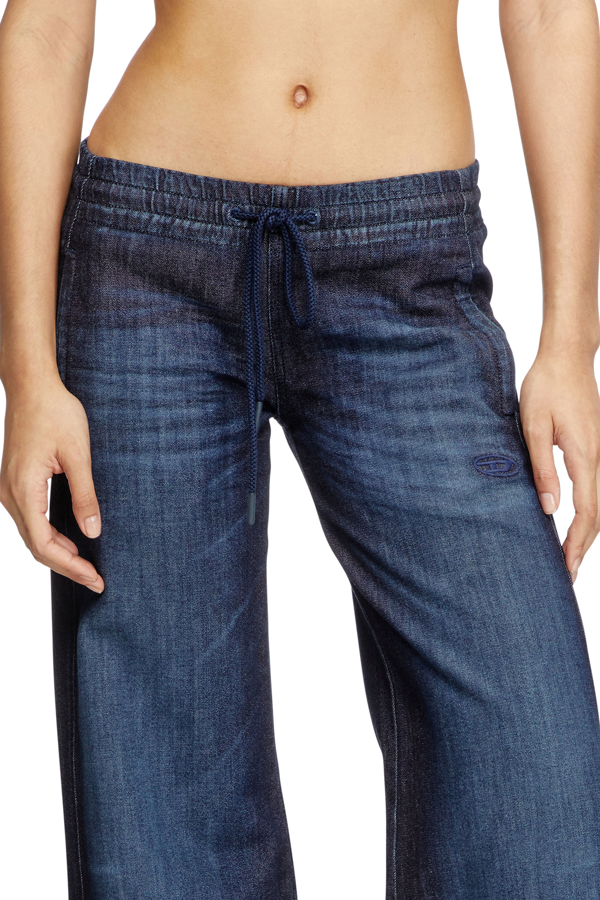Damen Relaxed Jeans | Dunkelblau | Diesel 2078 D-Ainty Joggjeans®