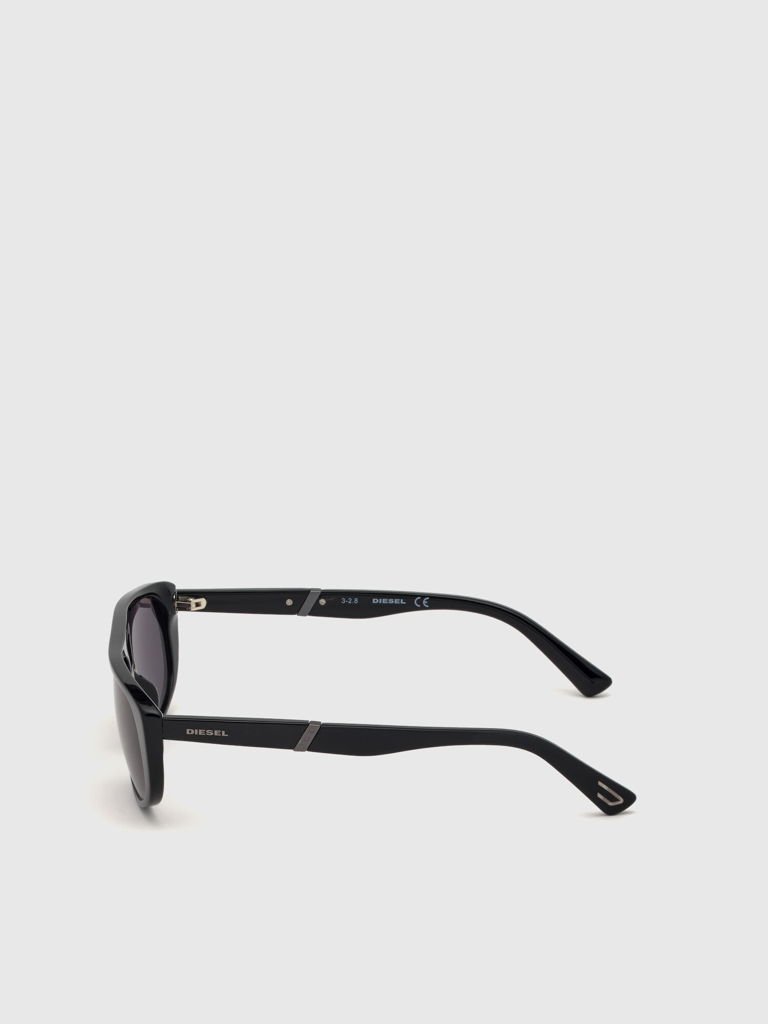 Diesel - DL0306, Unisex Unisex-Sonnenbrillenfassung aus Acetat in Schwarz - 3