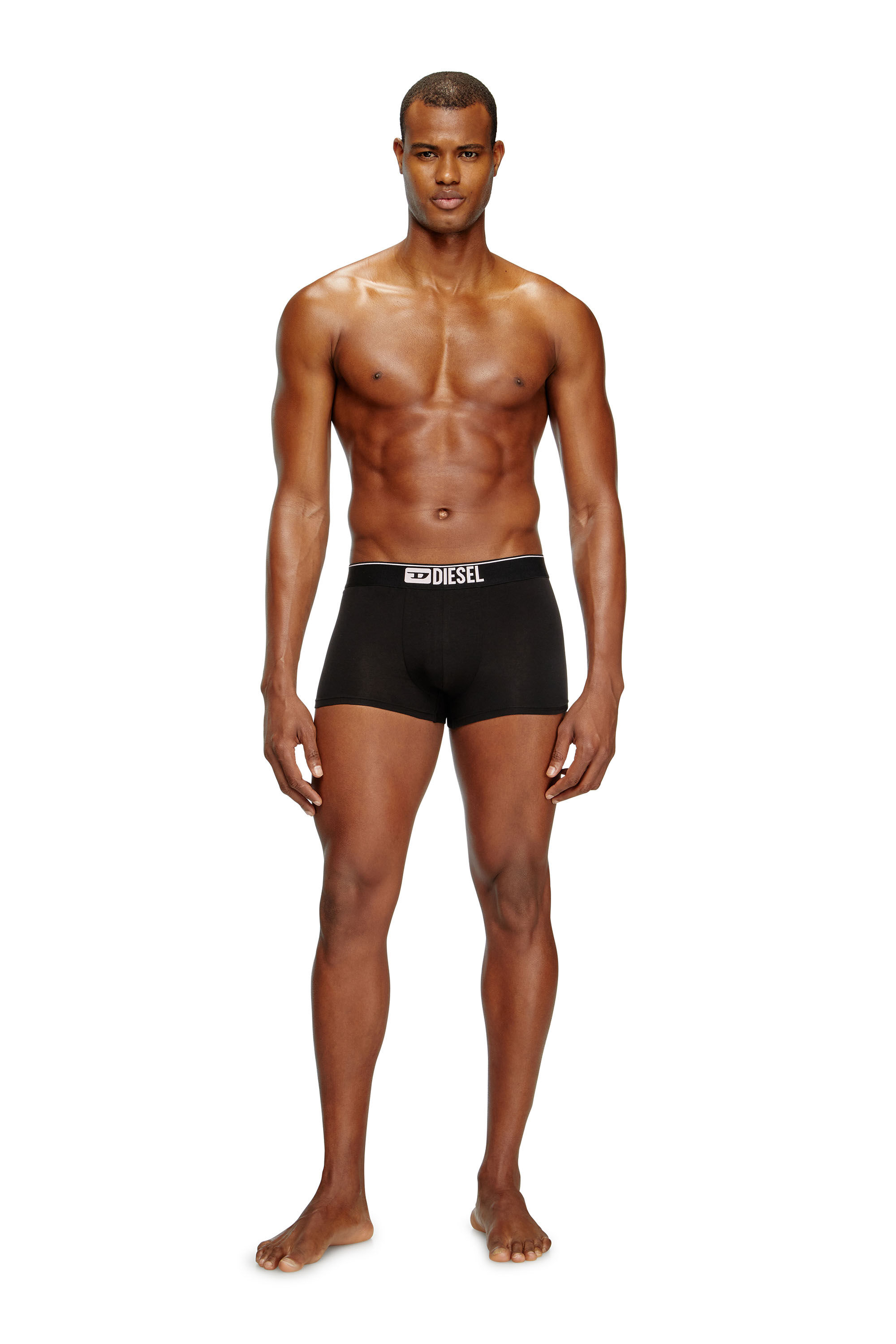 Diesel - UMBX-DAMIENTHREEPACK, Herren Einfarbige Retropants im Dreierpack in Schwarz/Rosa - 1