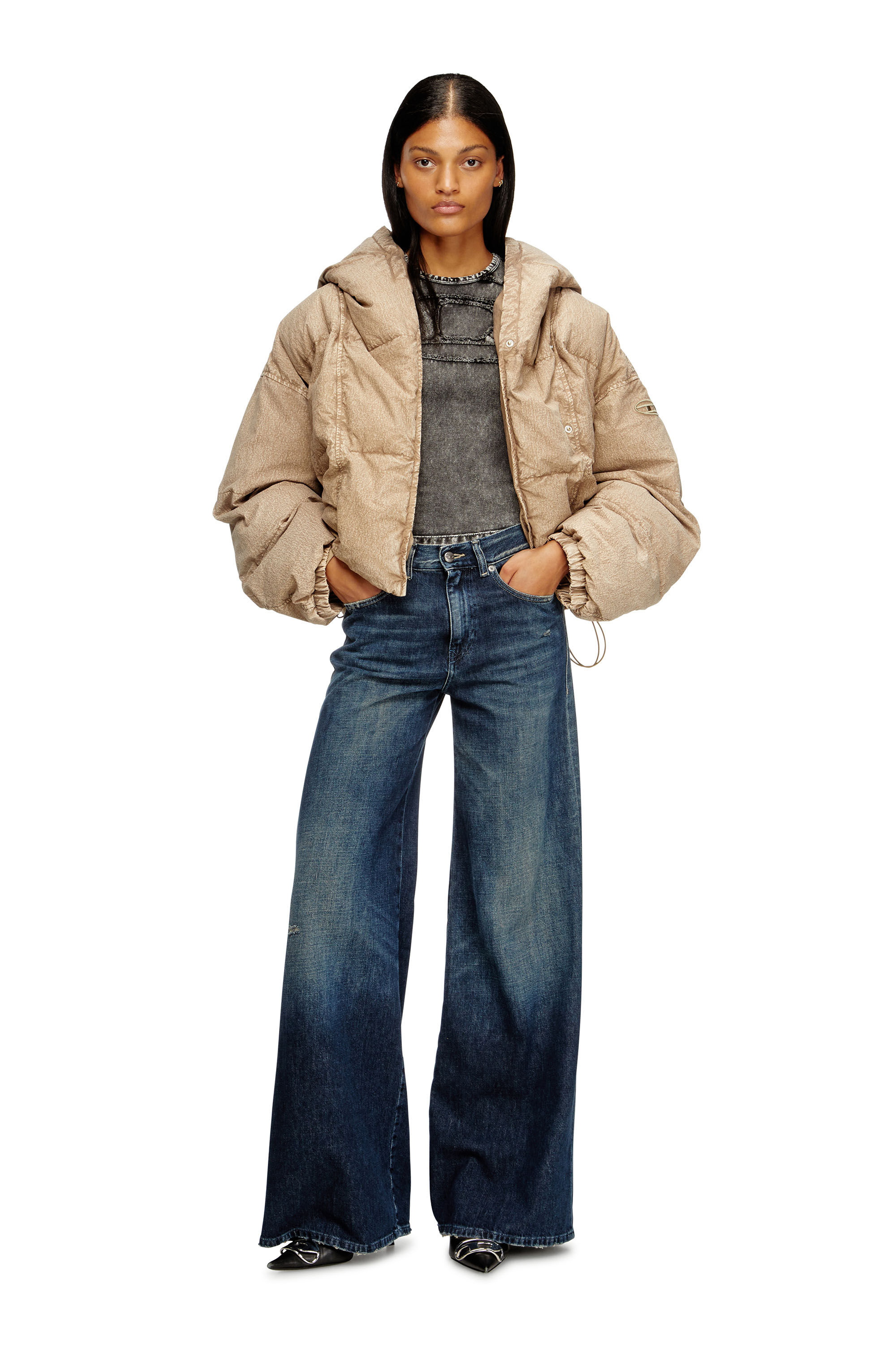Diesel - Damen Flare Jeans 1978 D-Akemi 09N70, Dunkelblau - 1