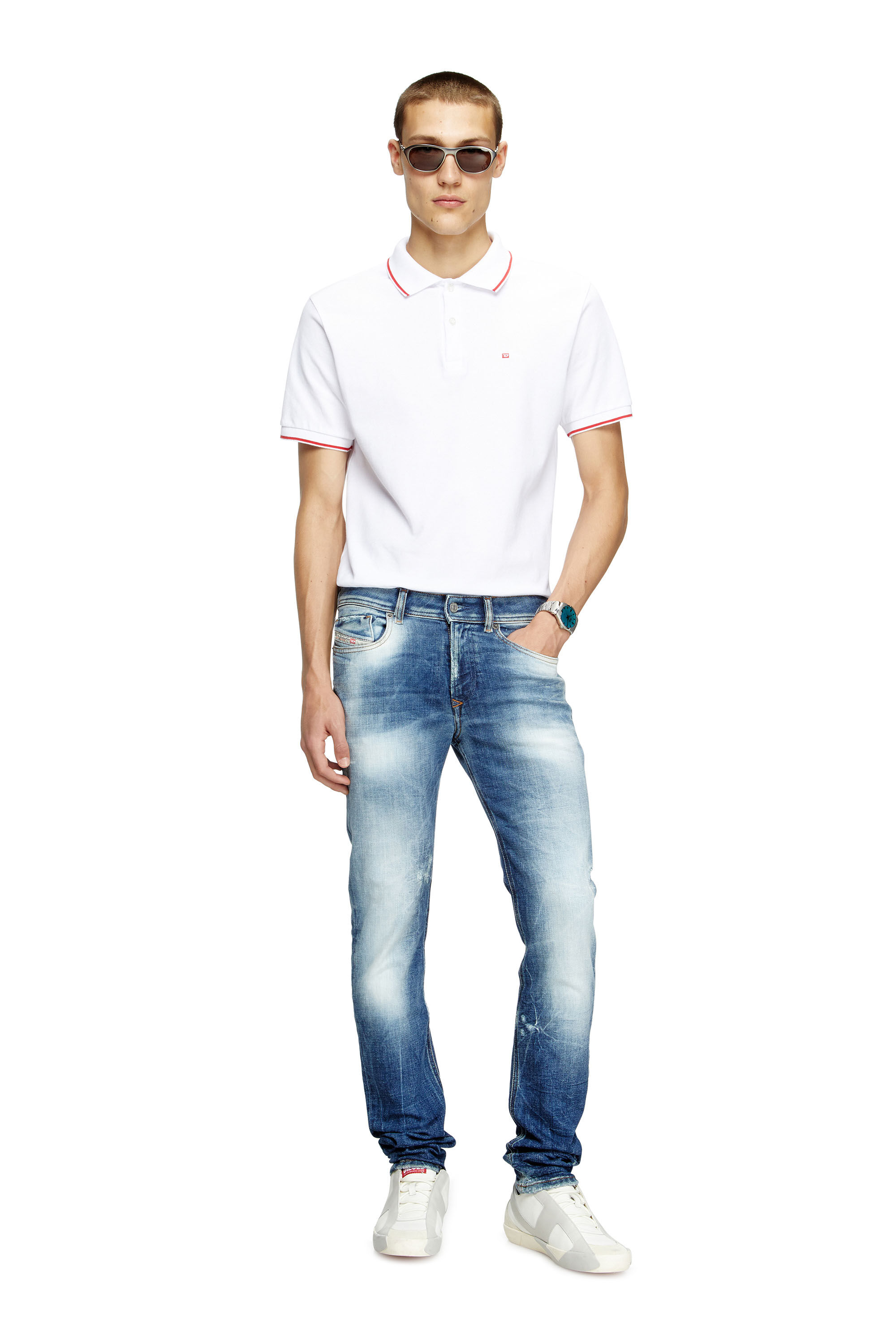 Diesel - Herren Skinny Jeans 1979 Sleenker 09M27, Dunkelblau - 1