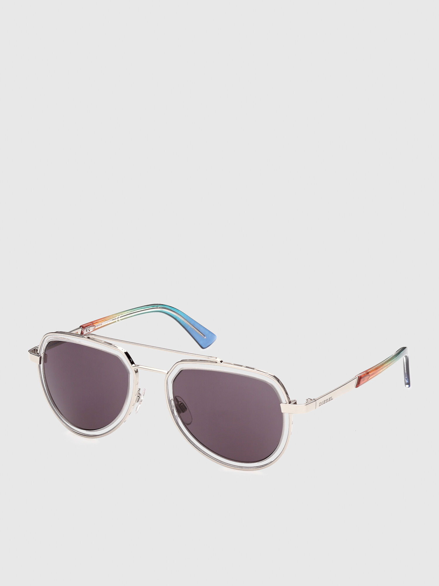 Diesel - DL0266, Unisex Pilotenbrille aus der „Pride“-Kollektion in Bunt - 2