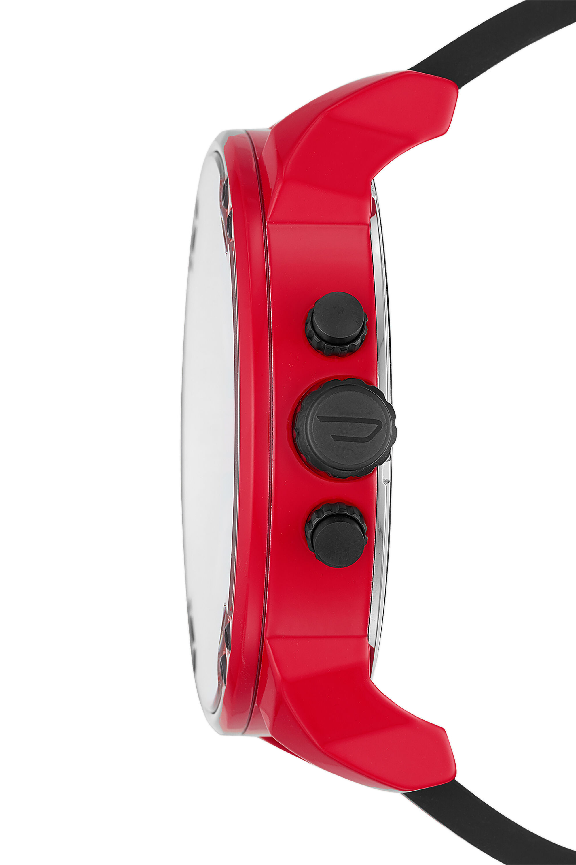 DZ7431 Man: Mr Daddy 2.0 Multifunction Red Silicone Watch