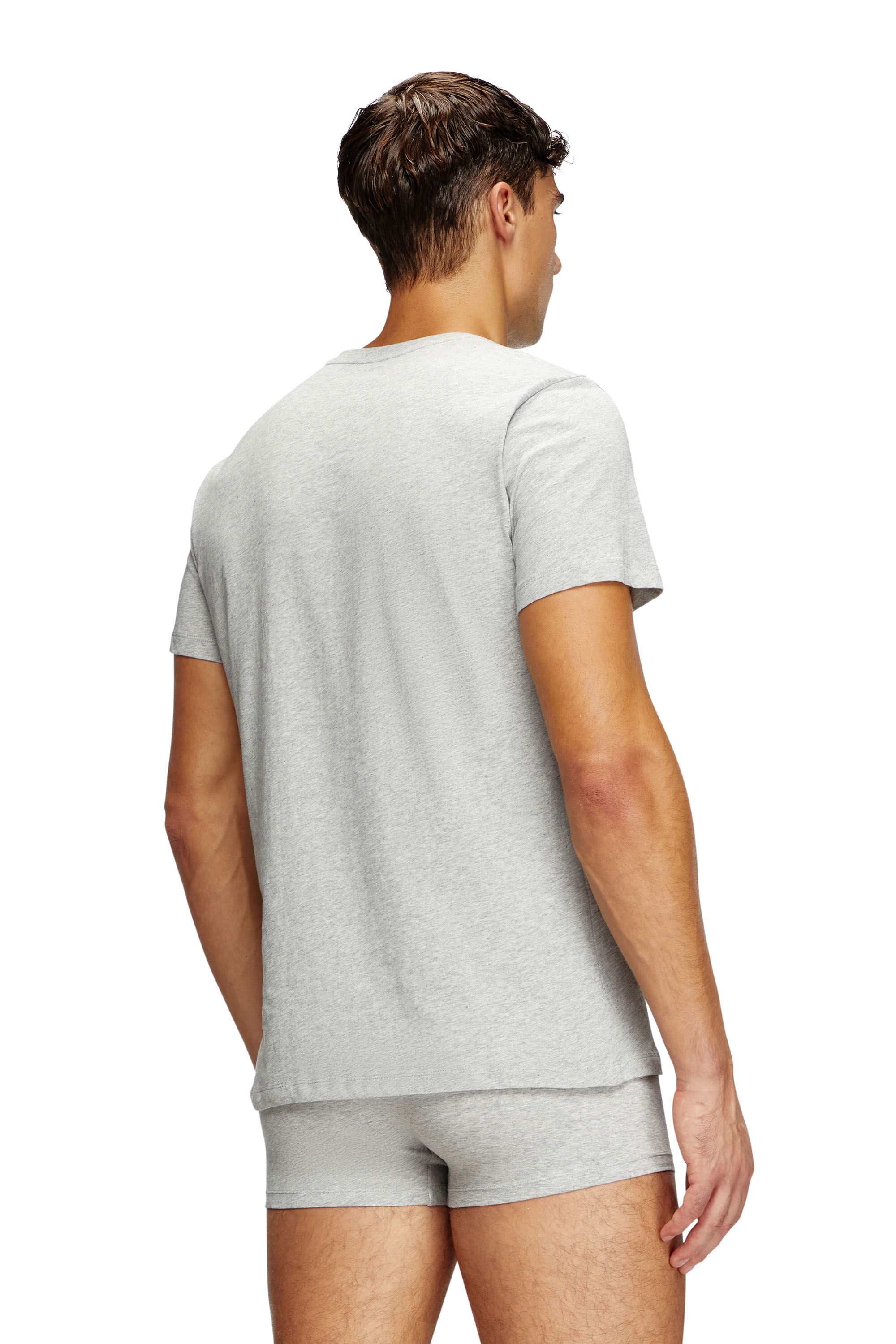 Diesel - RANDAL-D-BOX-3PACK, Herren T-Shirts im Dreierpack in Grau/Schwarz - 4