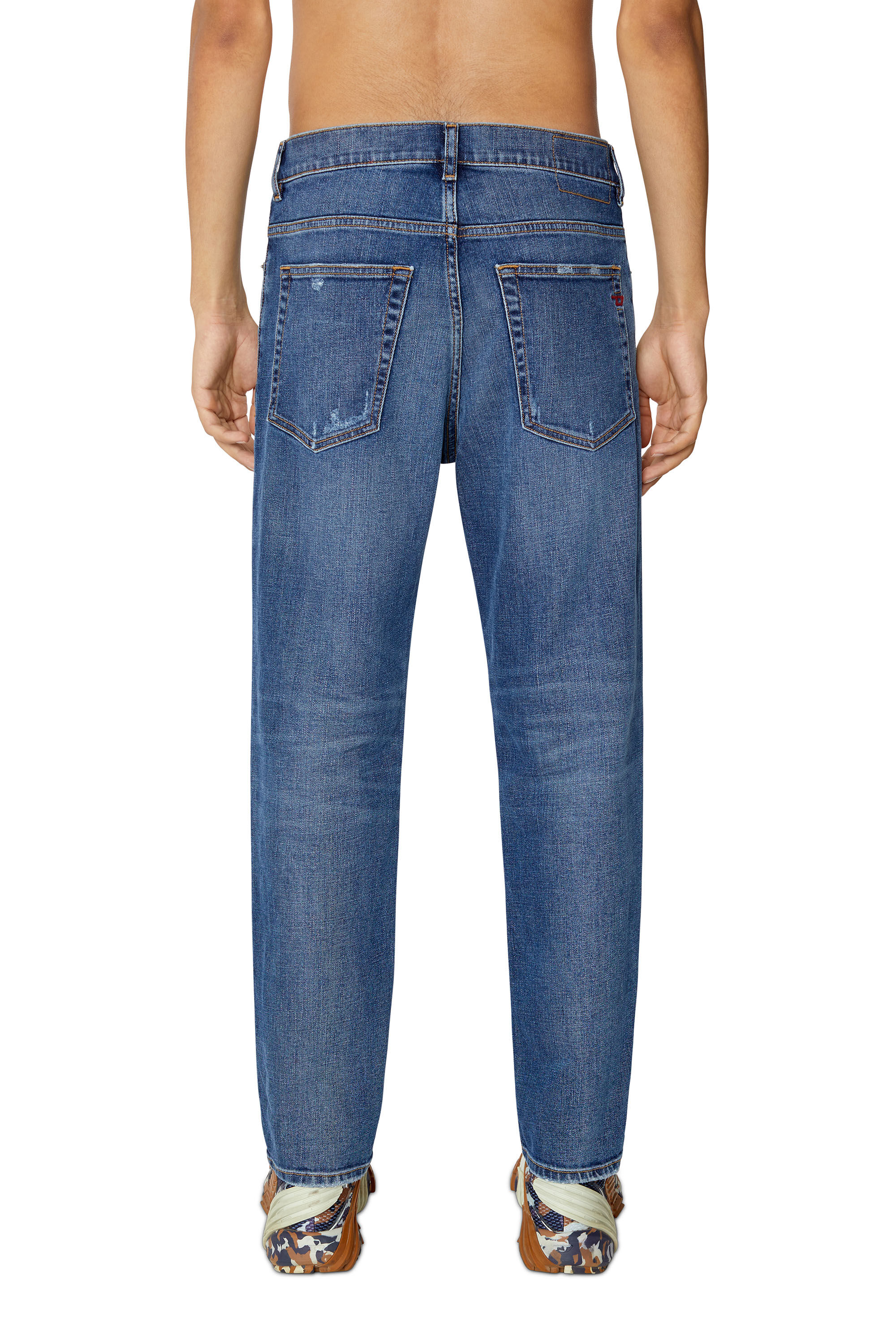 Diesel - 2005 D-FINING 09E44 Tapered Jeans, Mittelblau - Image 4