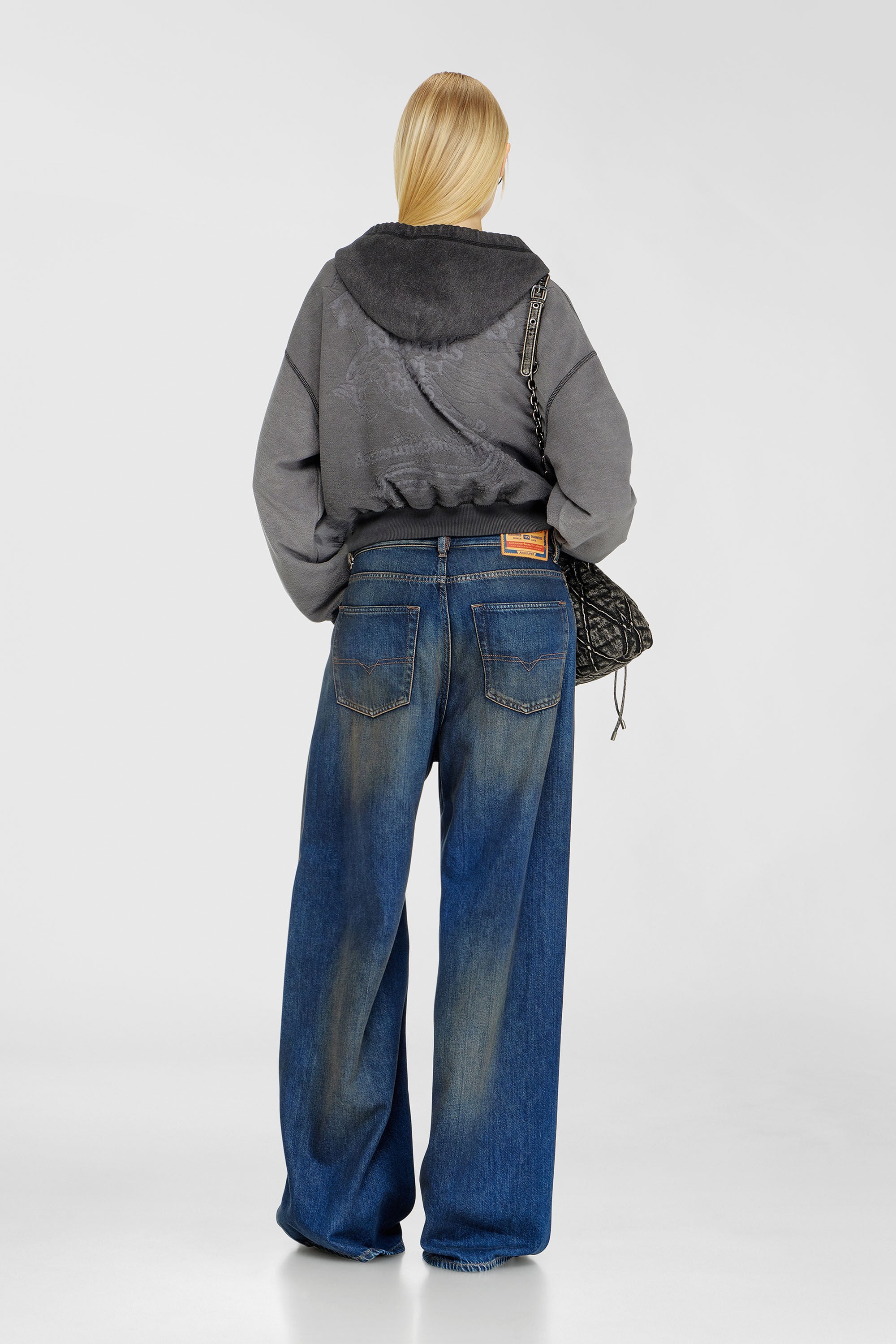 Diesel - Damen Relaxed Jeans 1996 D-Sire 09P47, Dunkelblau - 3