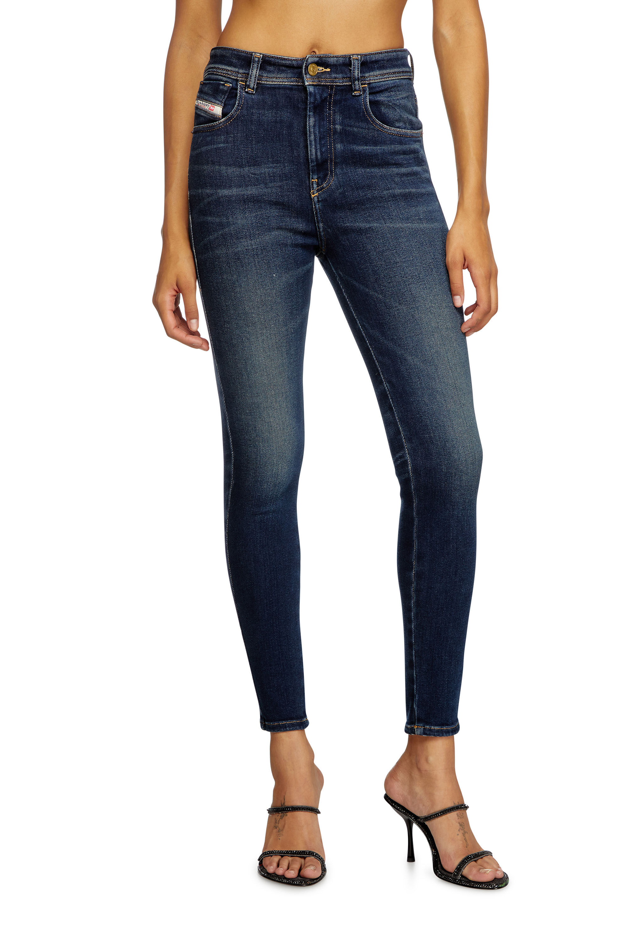 Diesel - Damen Super skinny Jeans 1984 Slandy-High 09J11, Dunkelblau - 3