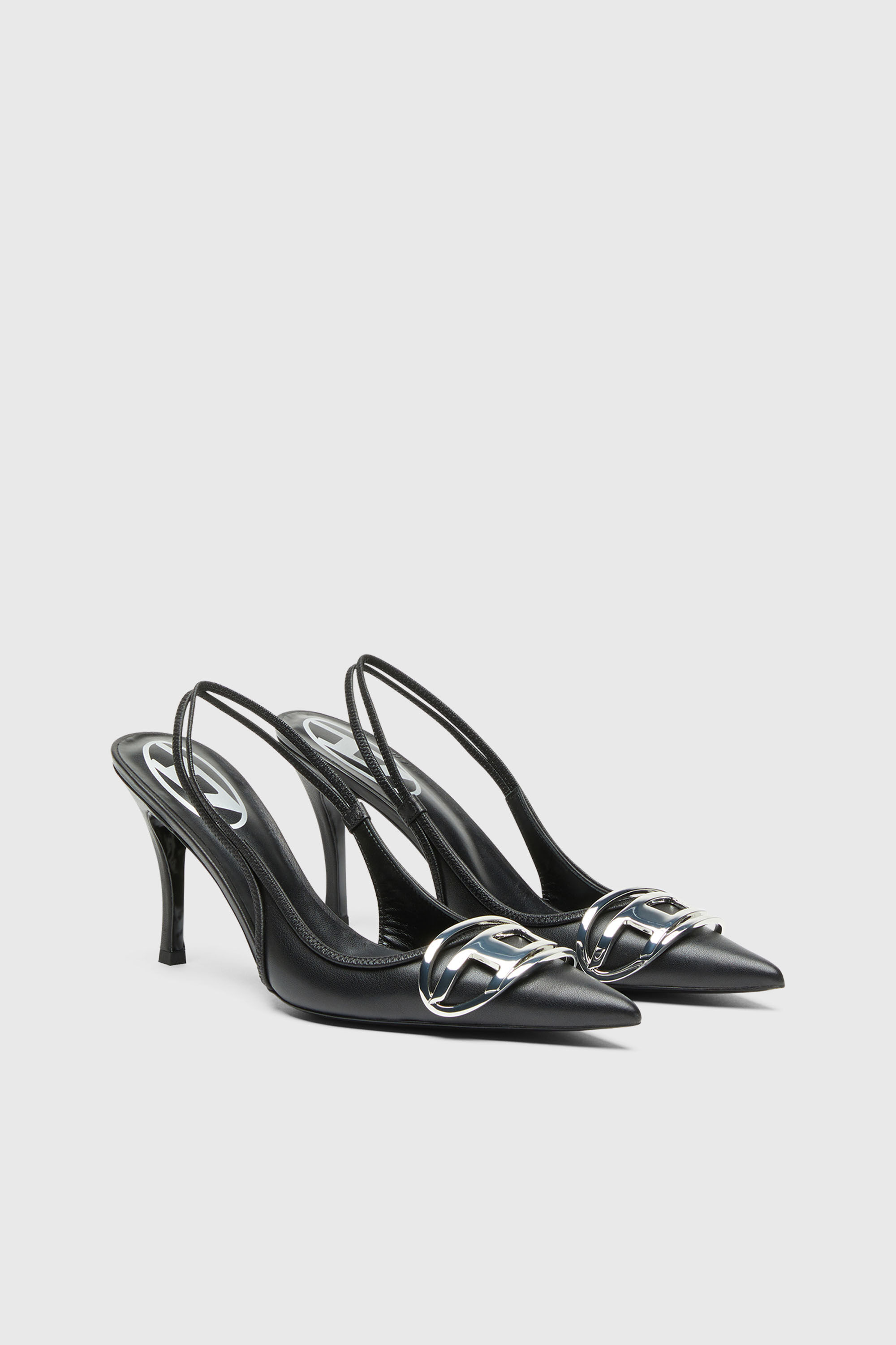 Diesel - D-VENUS SB, Damen D-Venus-Slingback-Pumps aus Nappa-Leder in Schwarz - 2