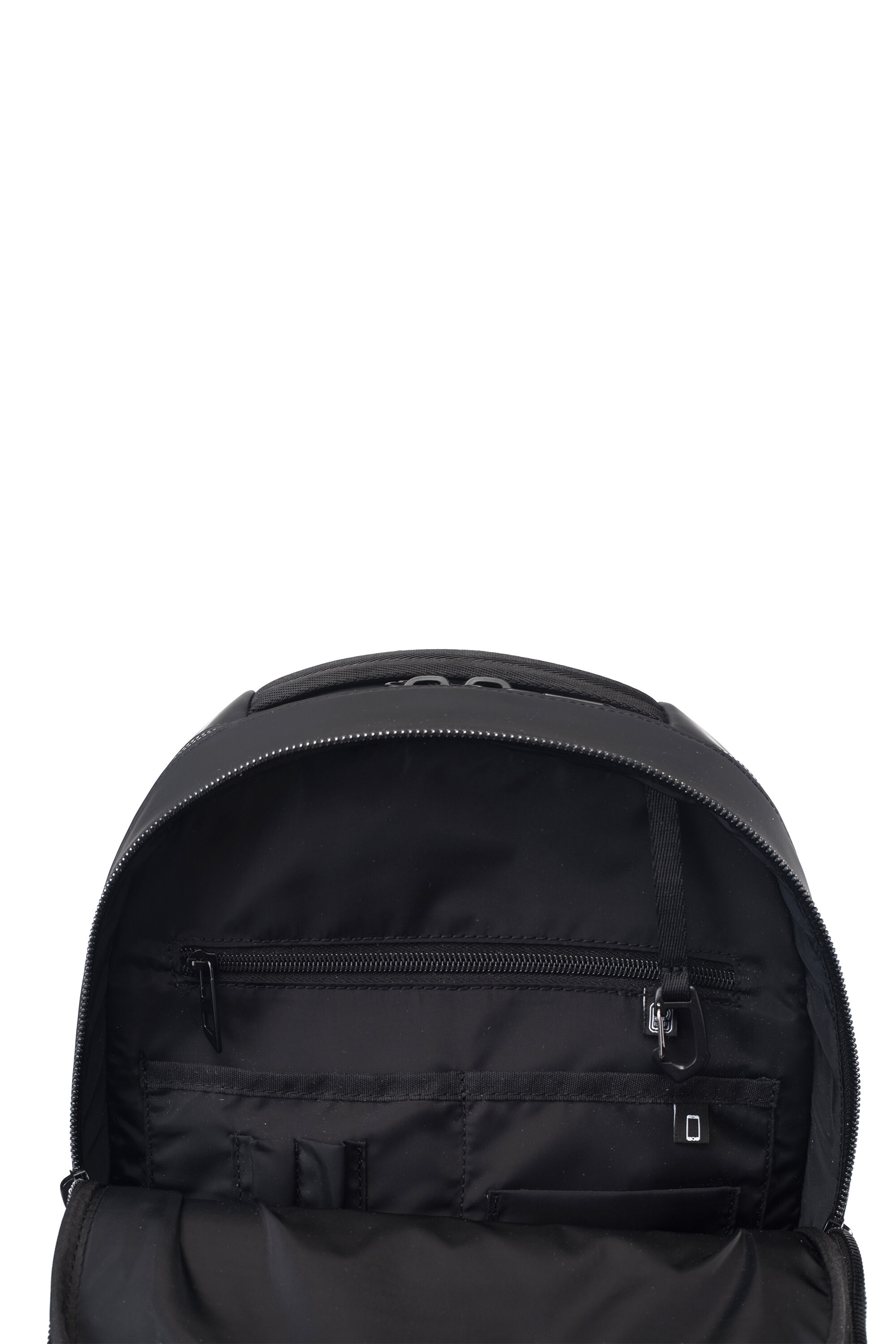 Diesel - DIESEL ALUMINUM BACKPACK DSB003, Unisex Funktionaler Business-Rucksack in Schwarz - 6