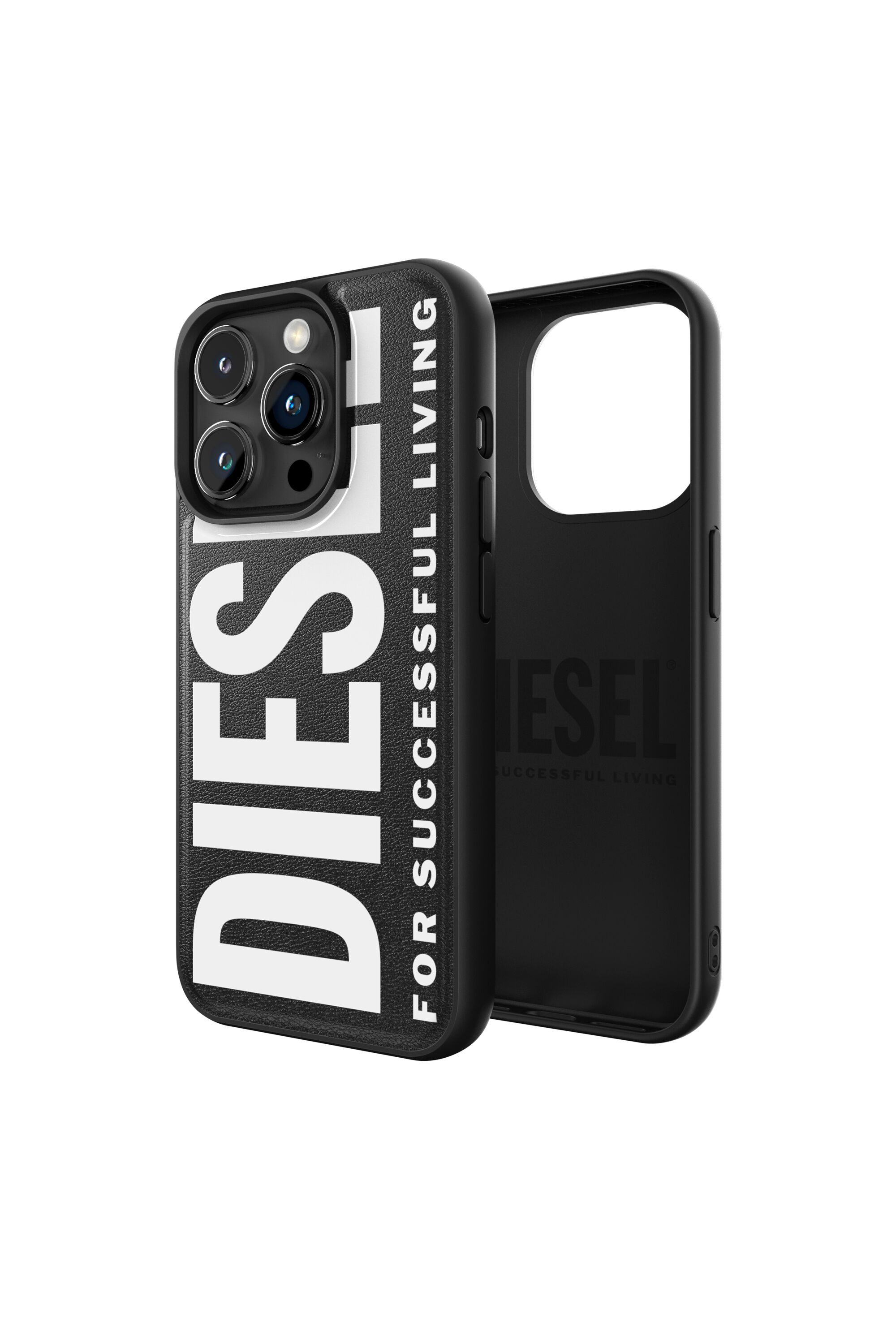 Diesel - 54166 MOULDED CASE, Unisex Handycase iP15 Pro in Schwarz - Image 1