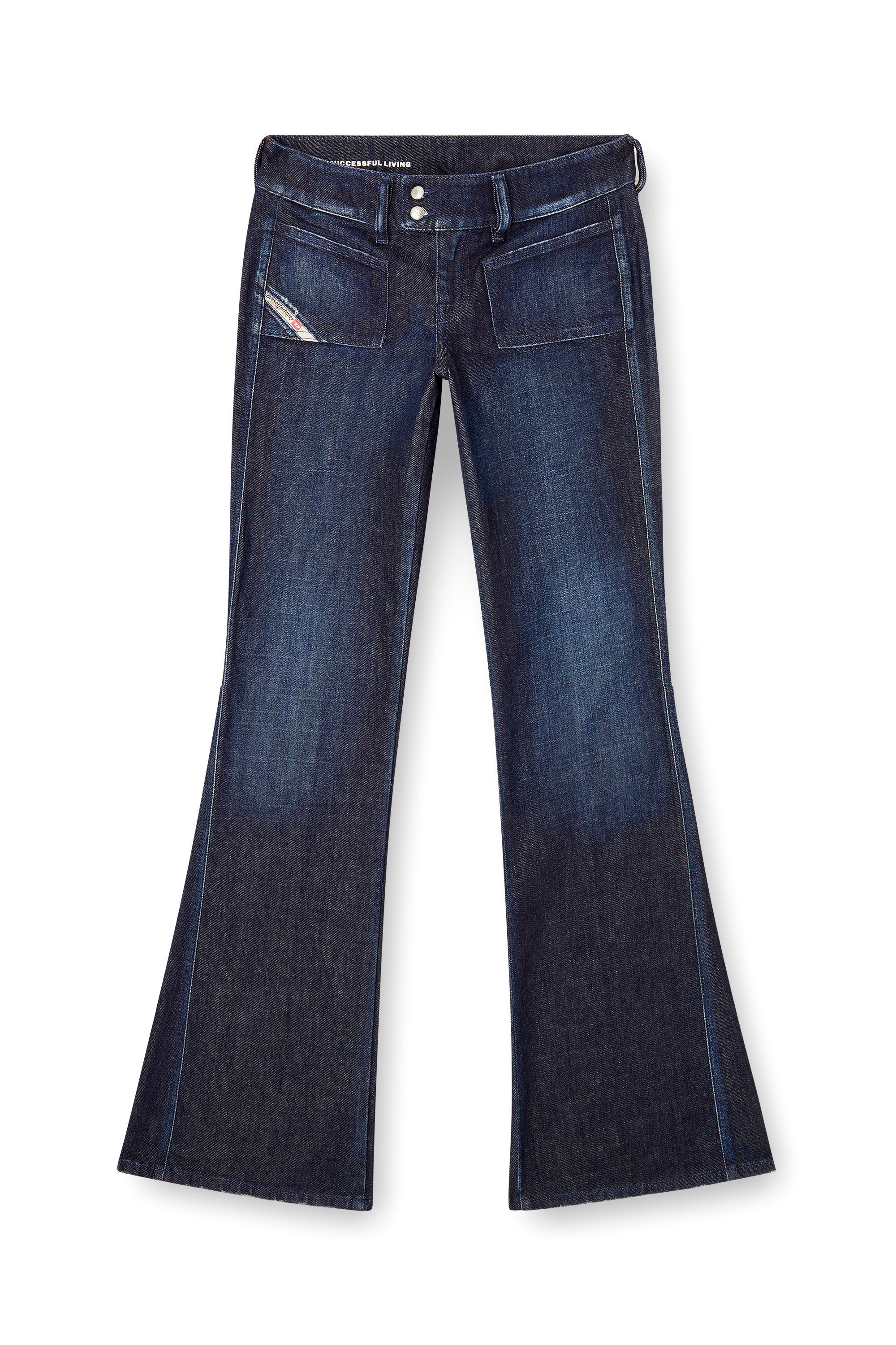 Diesel - Damen Bootcut Jeans D-Hush 09M19, Dunkelblau - 2