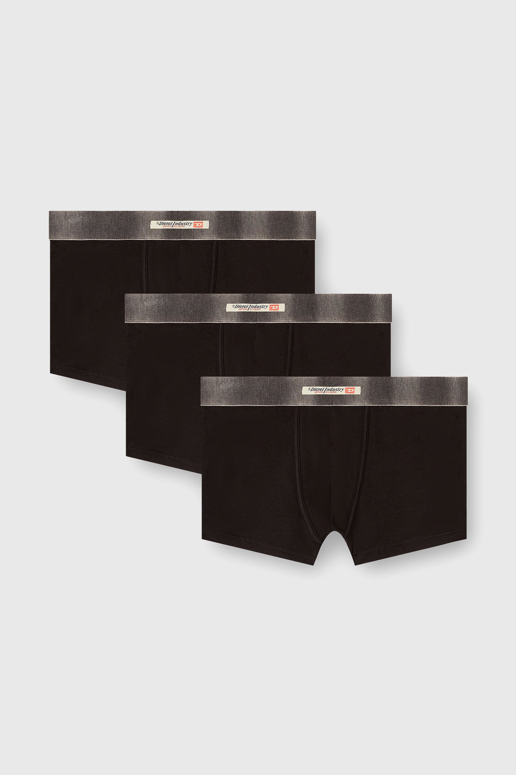 Diesel - DAMIEN-DNM-3PACK, Herren Boxershorts aus Stretch-Baumwolle mit Satinbund im Dreierpack in Schwarz - 2