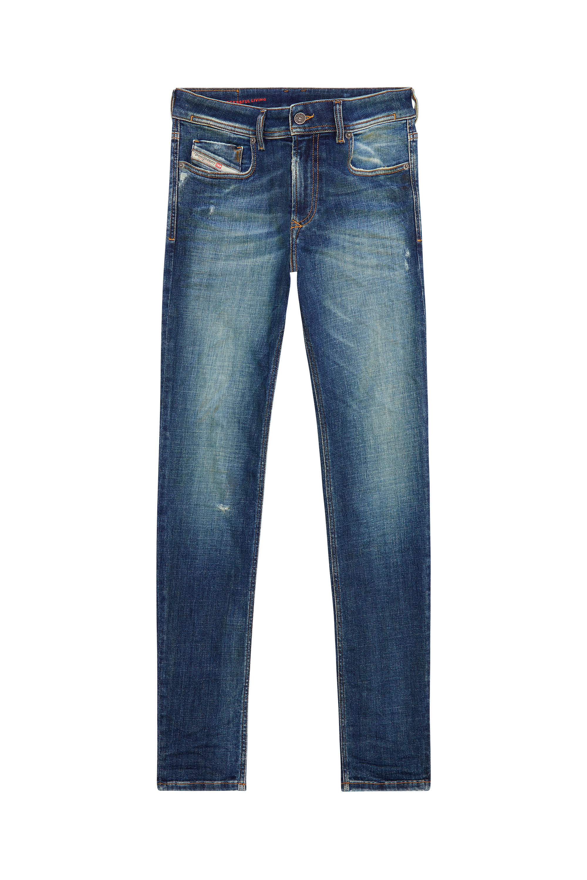 Diesel - 1979 Sleenker 09F09 Skinny Jeans, Dunkelblau - Image 2