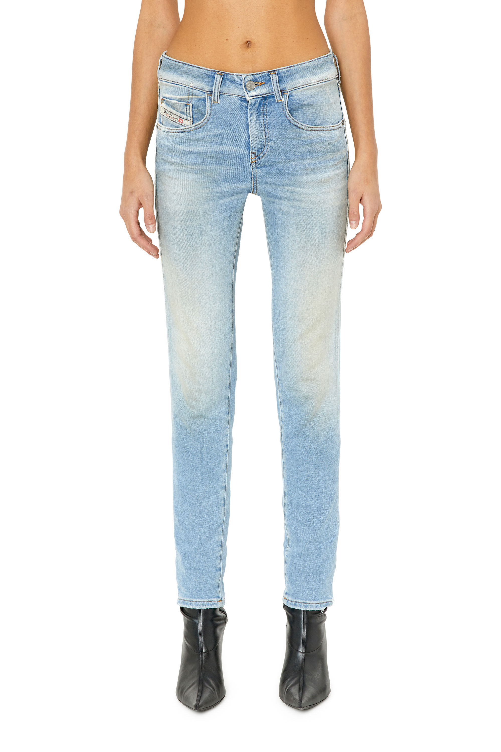 Diesel - D-Ollies JoggJeans® 068CW Slim, Hellblau - Image 3