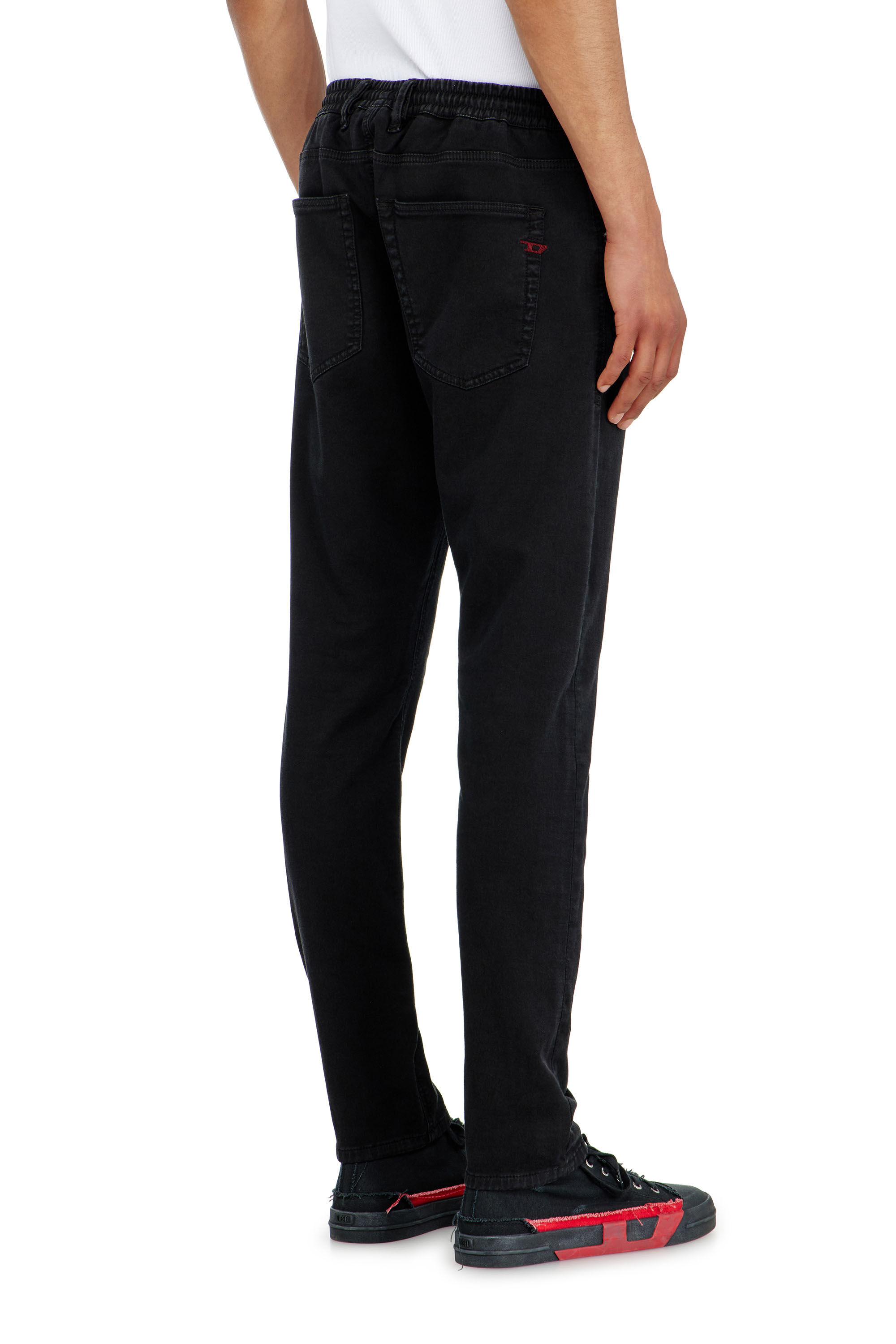 Diesel - Herren Regular 2032 D-Krooley Joggjeans&reg; 068NH, Schwarz/Dunkelgrau - 3