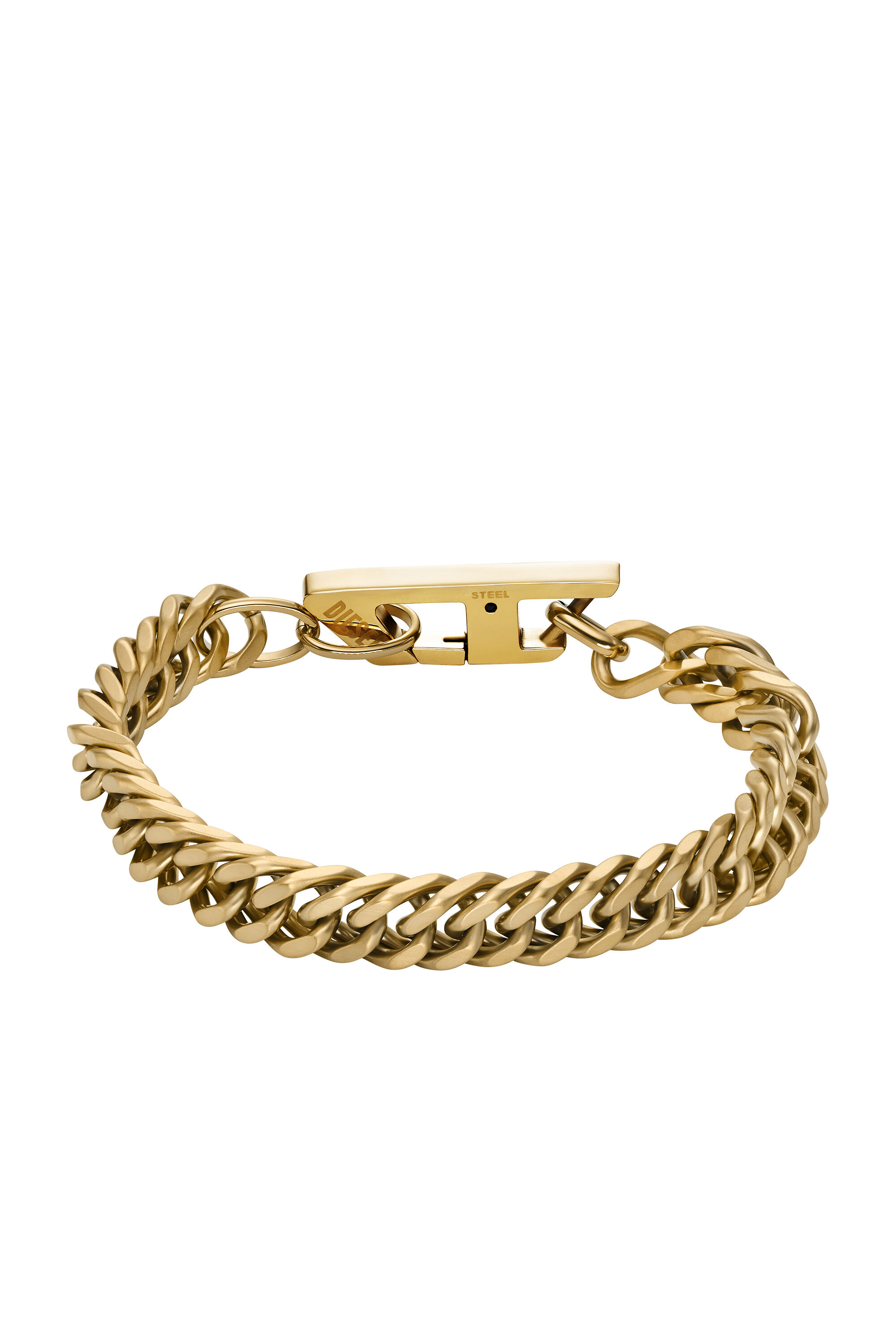 Diesel - DX1511710, Unisex Kettenarmband aus mattgoldenem Edelstahl in Gold - 2