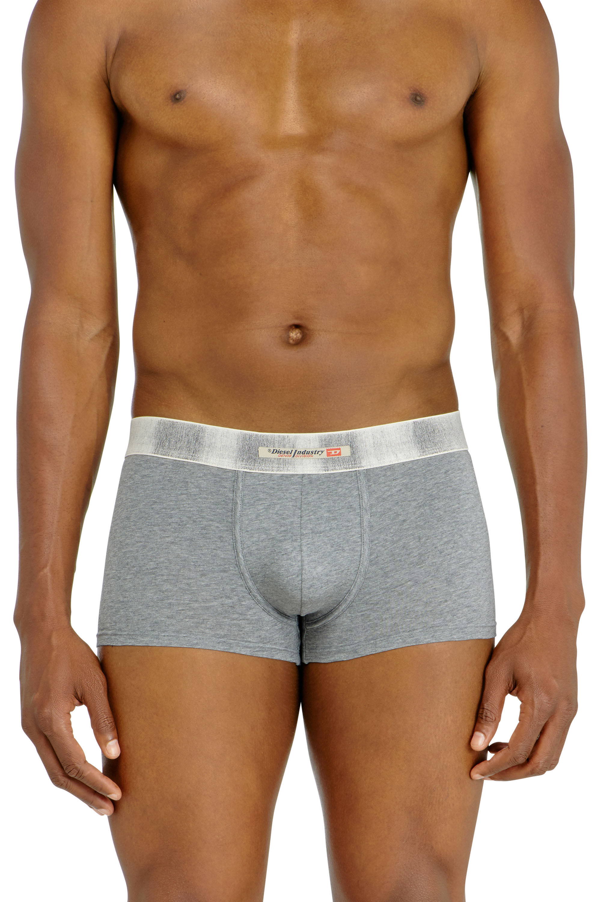 Diesel - DAMIEN-DNM-3PACK, Herren Boxershorts aus Stretch-Baumwolle mit Satinbund im Dreierpack in Bunt/Grau - 3