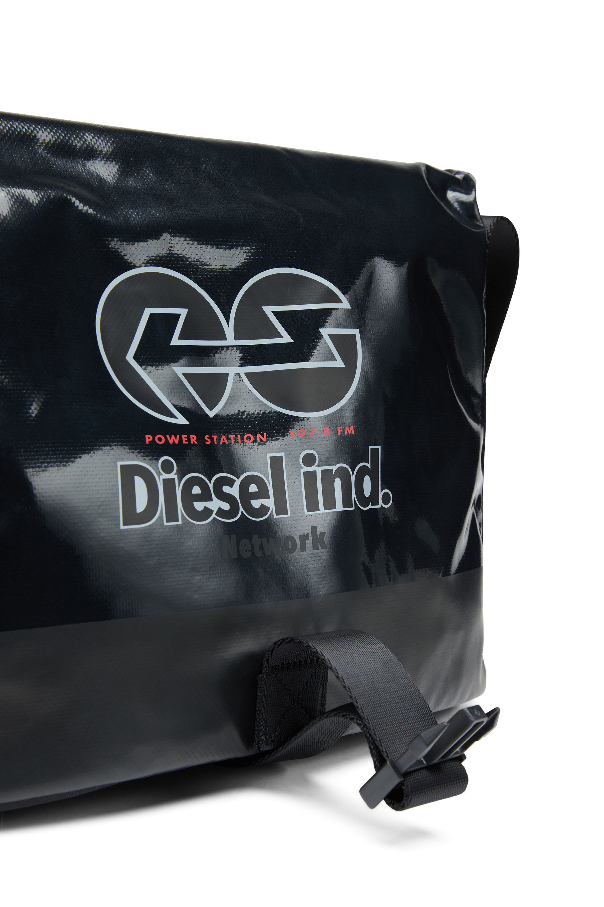 Diesel - TRAP/D SHOULDER BAG M, Schwarz - Image 5