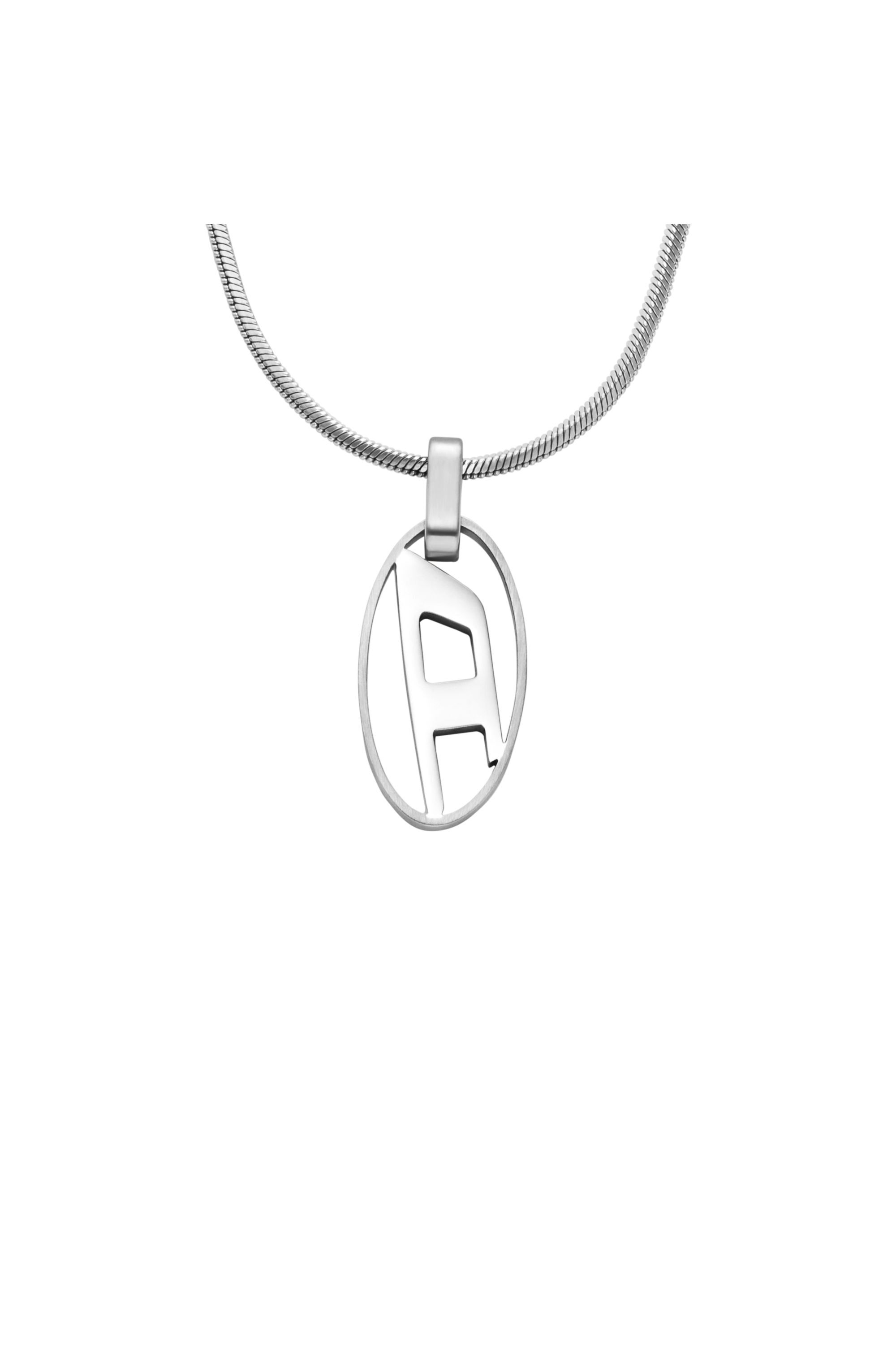 Diesel - DX1342, Unisex Edelstahlkette mit Anhänger in Silber - 2