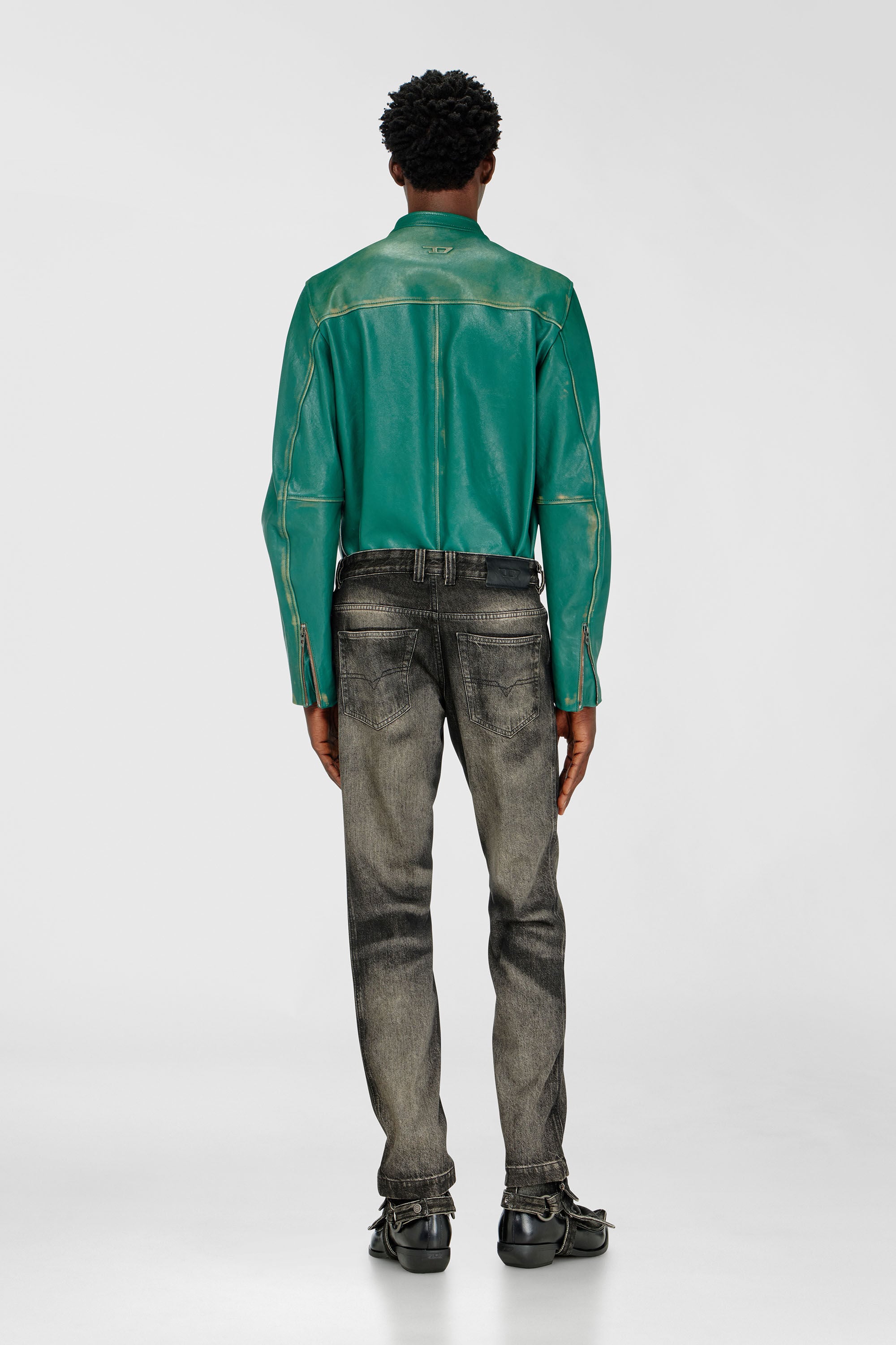 Diesel - Herren Slim Jeans D-Ghetvyl 09R33, Schwarz/Dunkelgrau - 3