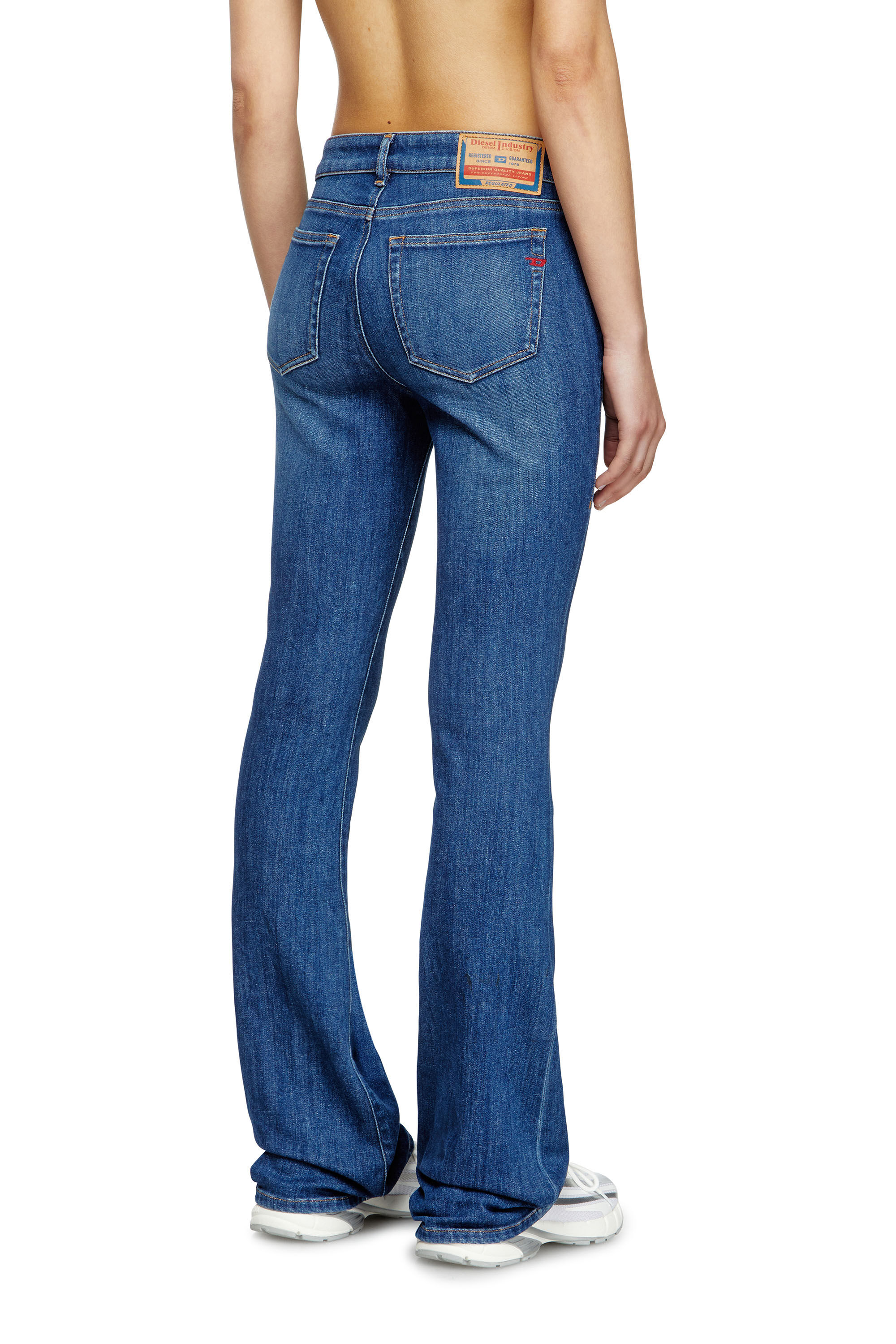 Diesel - Damen Bootcut Jeans 1969 D-Ebbey 0DBDN, Schwarz/Dunkelgrau - 3
