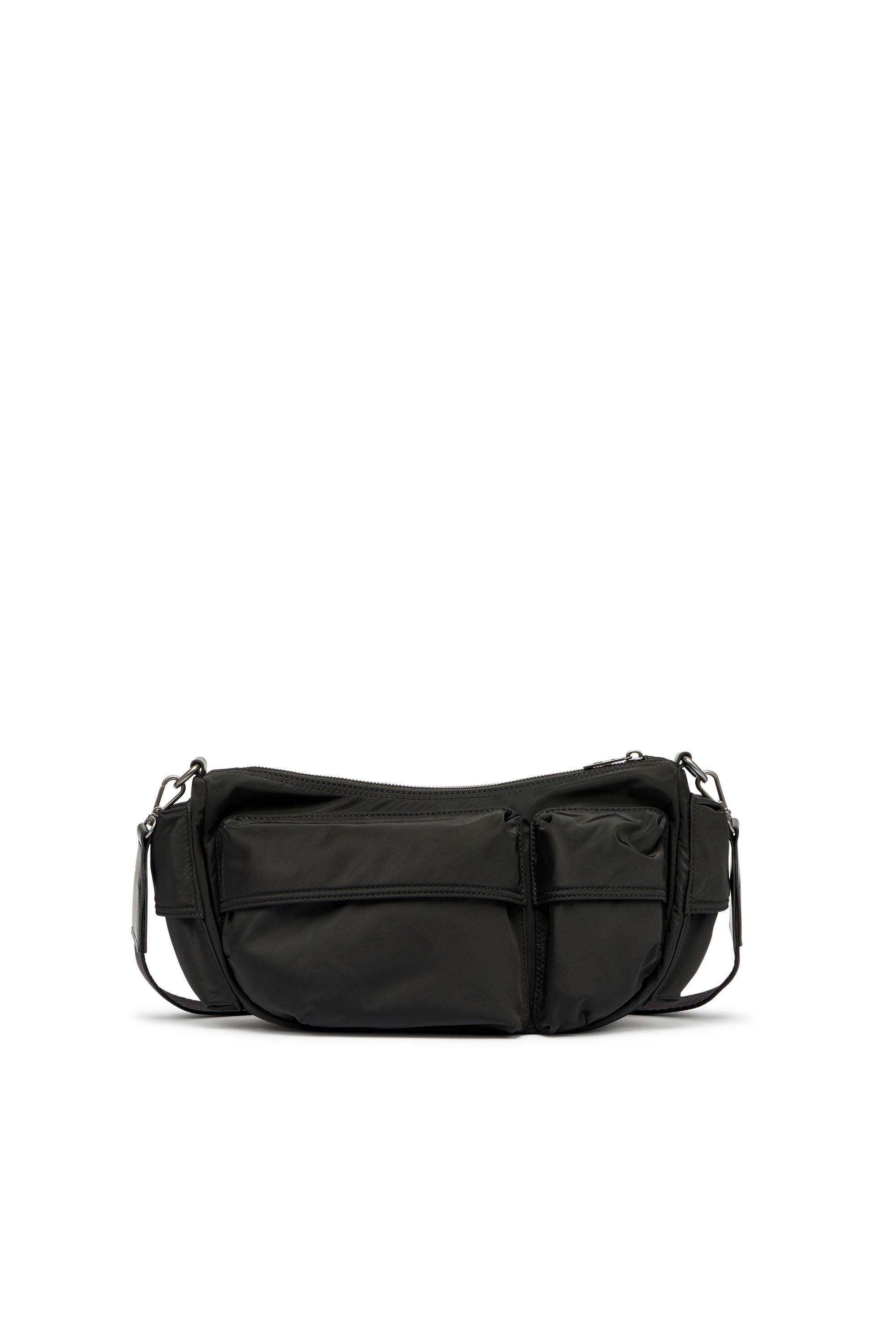 Diesel - MULTI-PKTS SHOULDER BAG X, Unisex Multi-Pkts-Multipocket-Utility-Tasche in Schwarz - 2