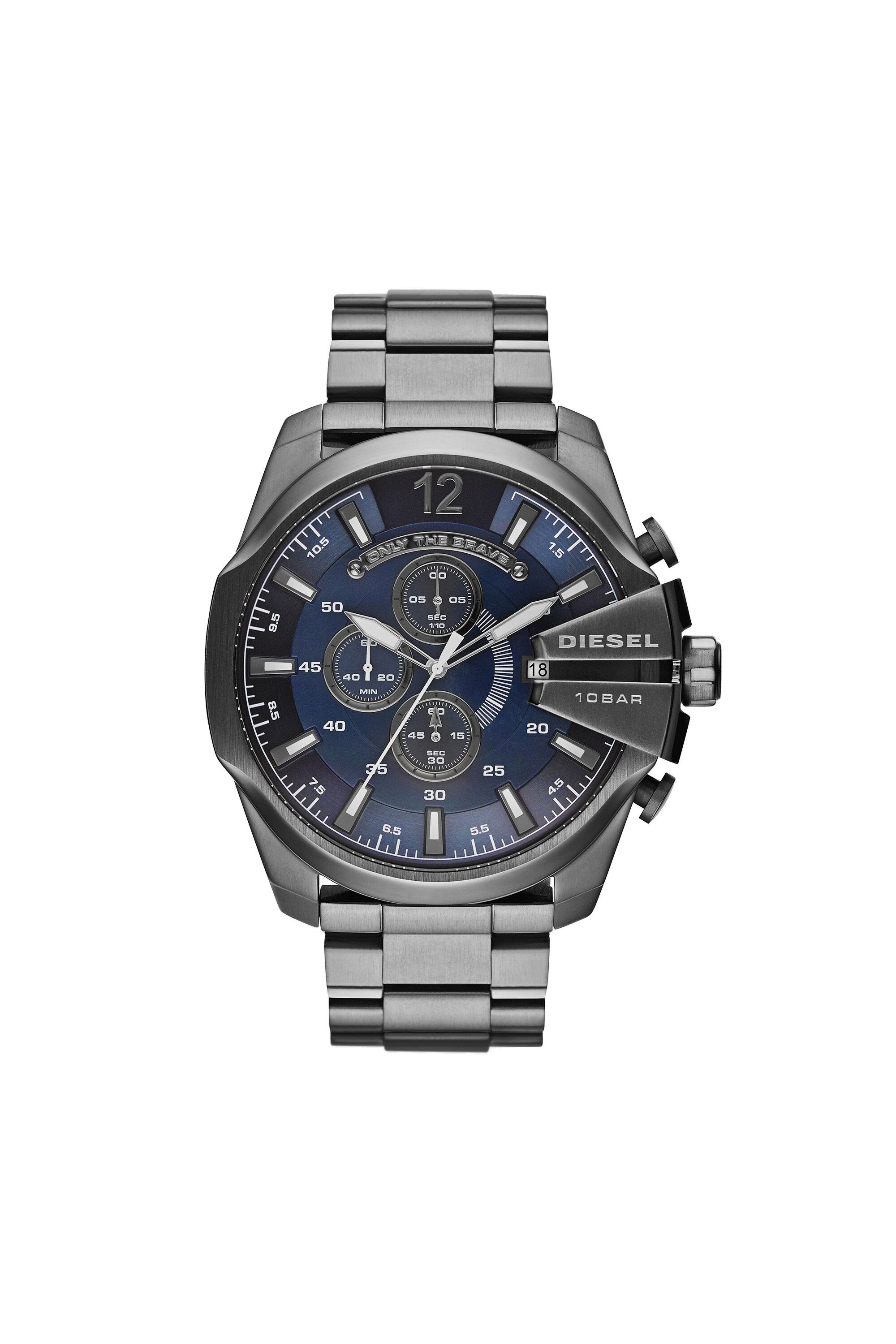 DZ4329 Herren Mega Chief Uhr mit metallgrauen Beschichtung Diesel