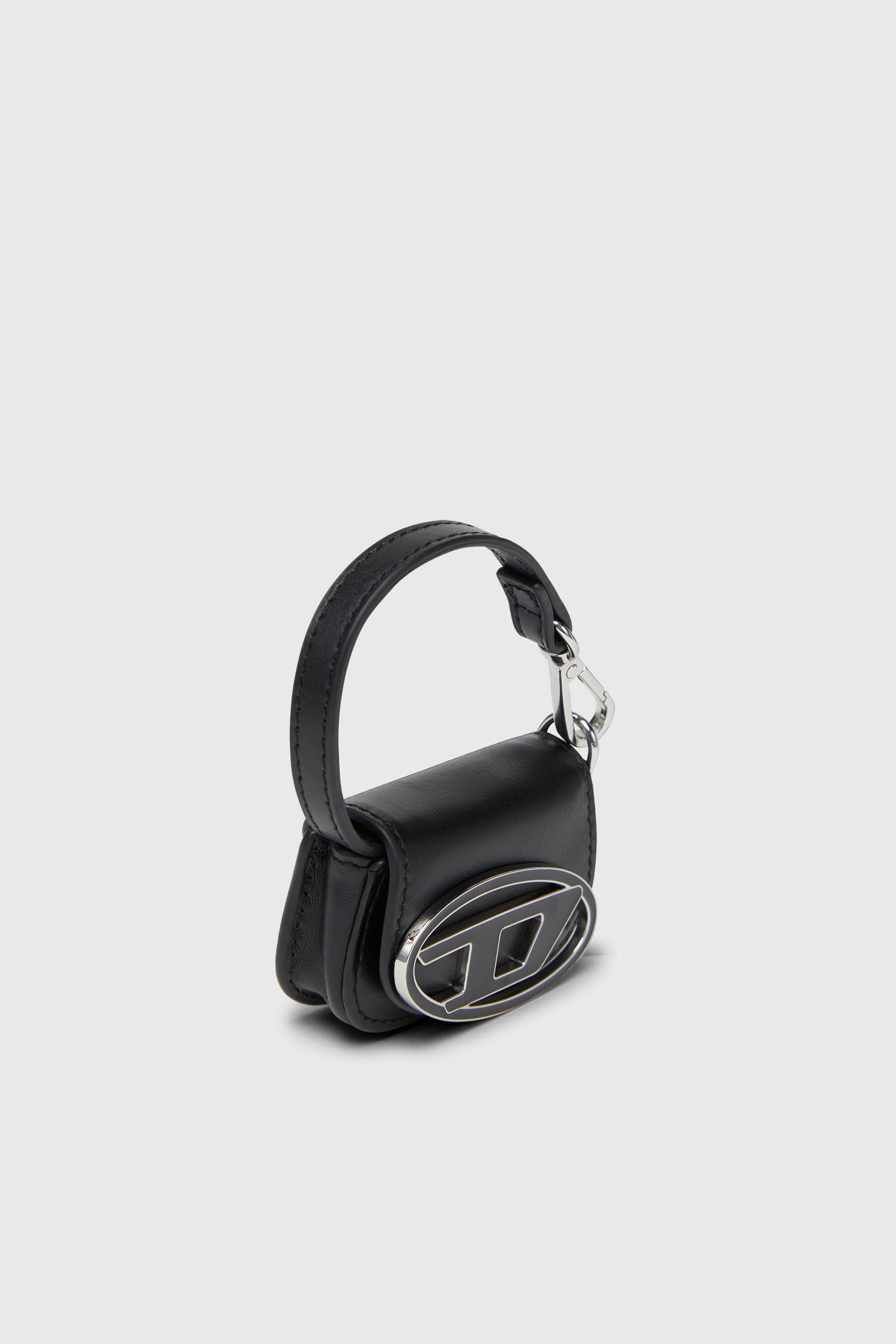 Diesel - 1DR MICRO, Damen Taschenanh&auml;nger aus Leder in Schwarz - 5