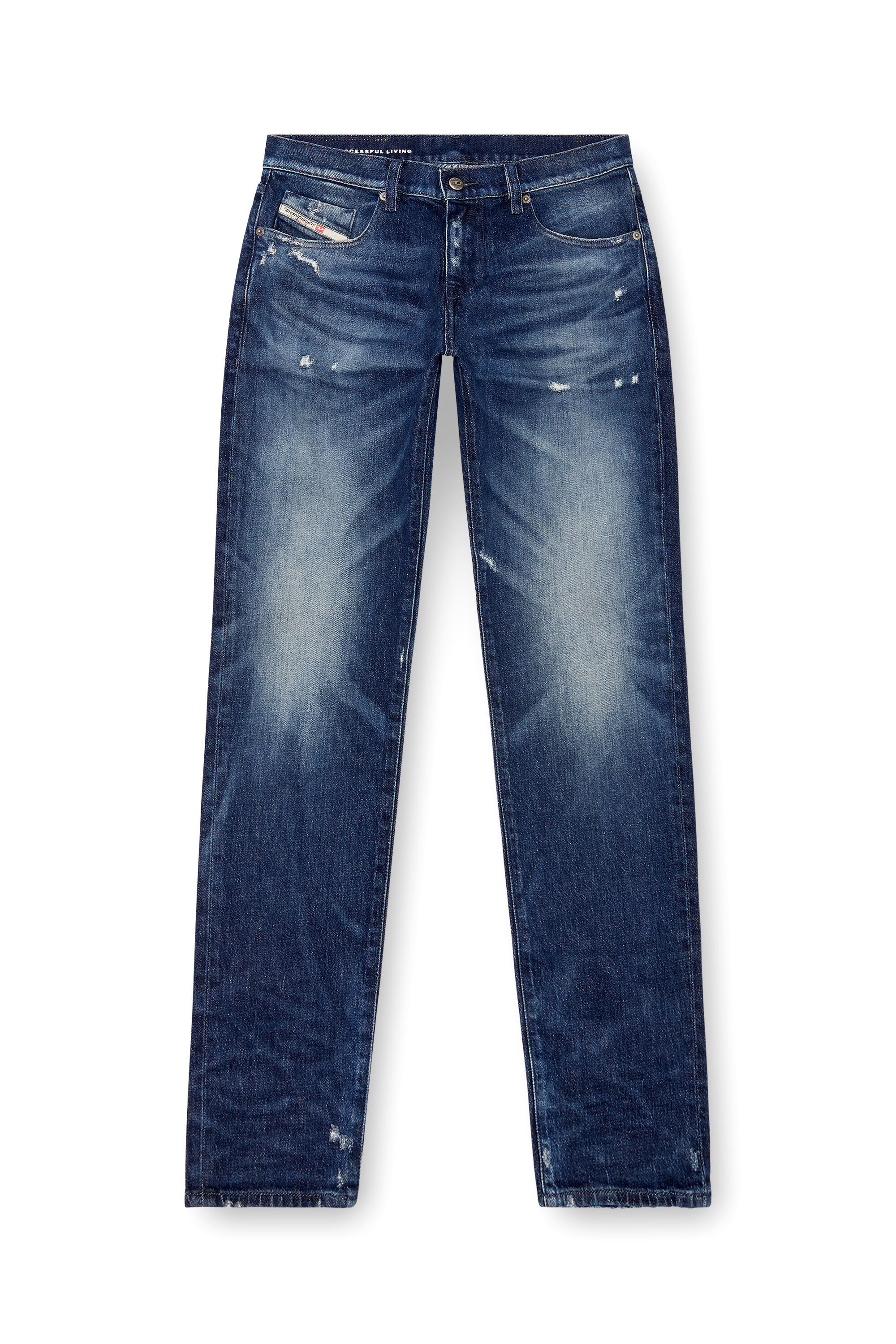 Diesel - Herren Slim Jeans 2019 D-Strukt 09J56, Dunkelblau - Image 2