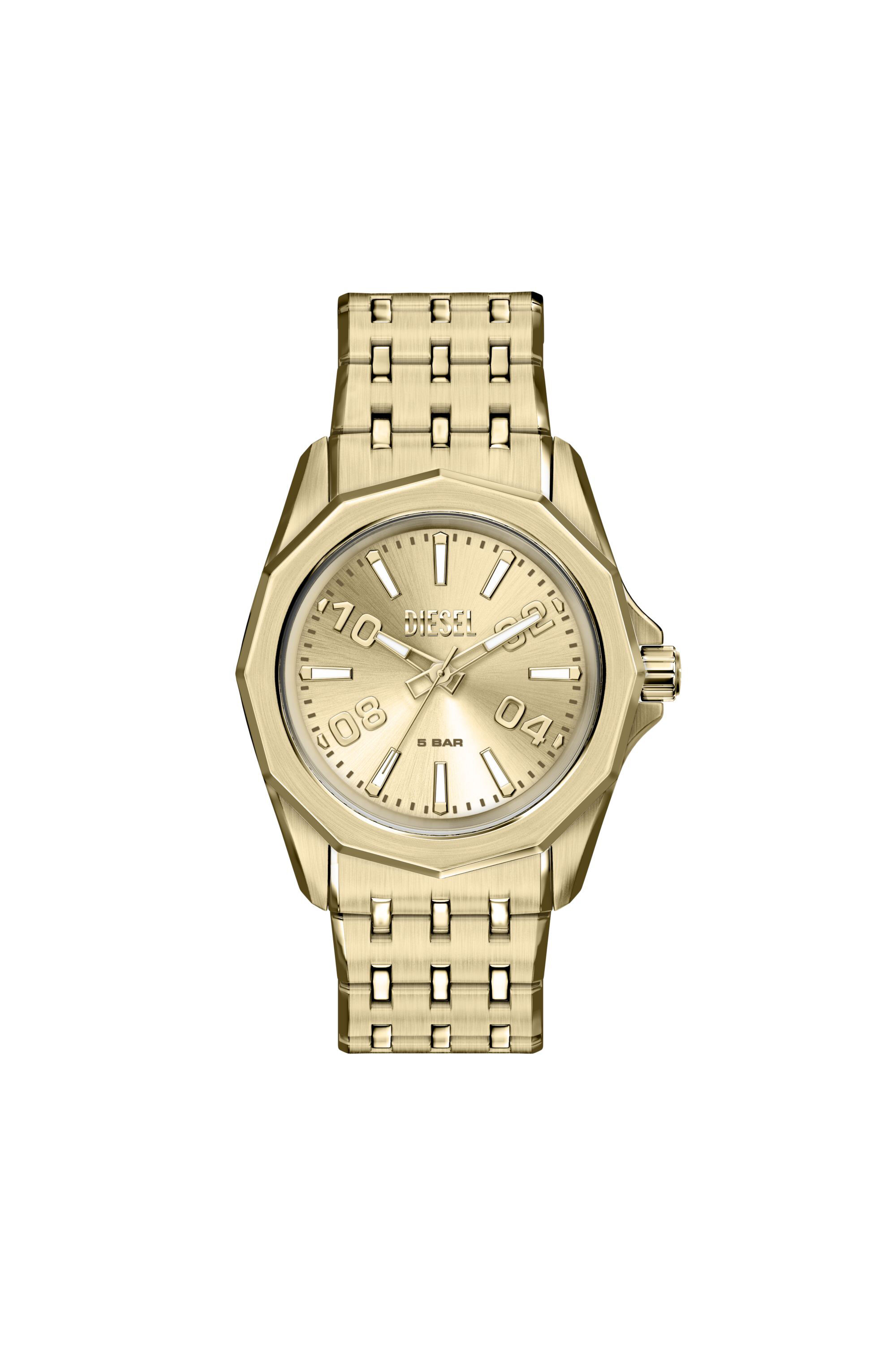 Diesel - DZ2239 WATCH, Herren Stinger gold-tone Edelstahluhr in Gold - 1