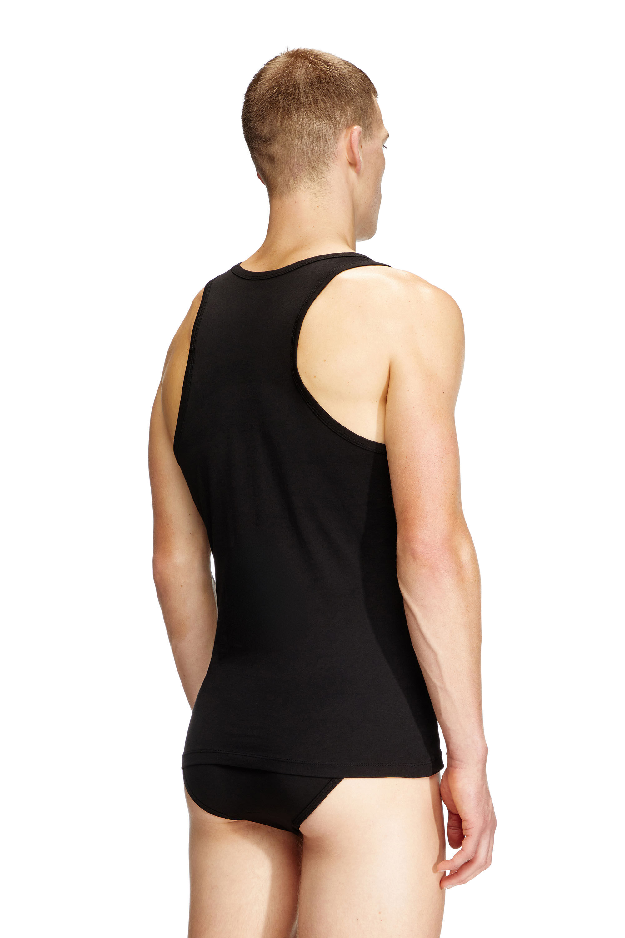 Diesel - WALTY-D-BOX-2PACK, Herren Tankweste aus Baumwolle im Zweierpack in Schwarz - 4