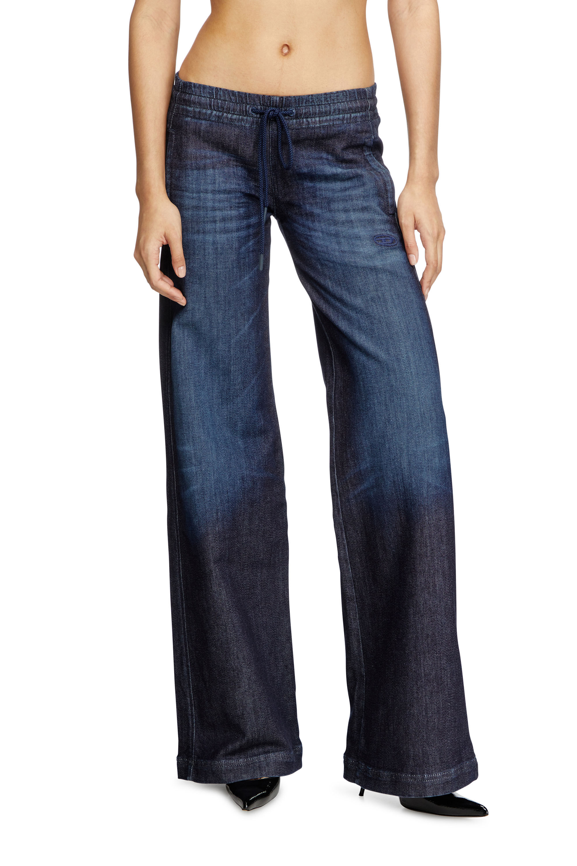 Diesel - Damen Relaxed 2078 D-Ainty Joggjeans® 09L11, Dunkelblau - 3