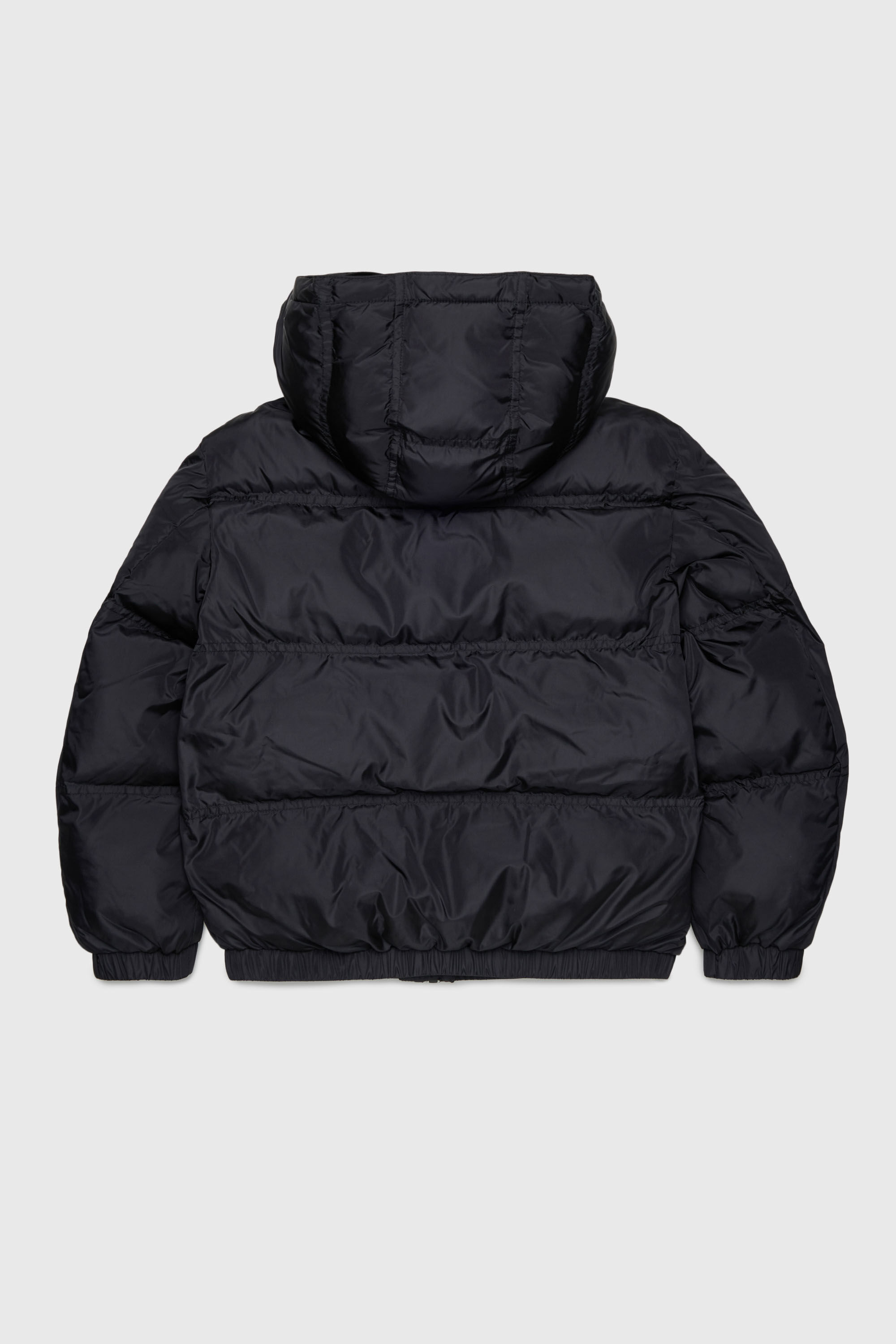 Diesel - JRIVON, Unisex Steppjacke mit Kapuze und oversized Taschen in Schwarz - 2