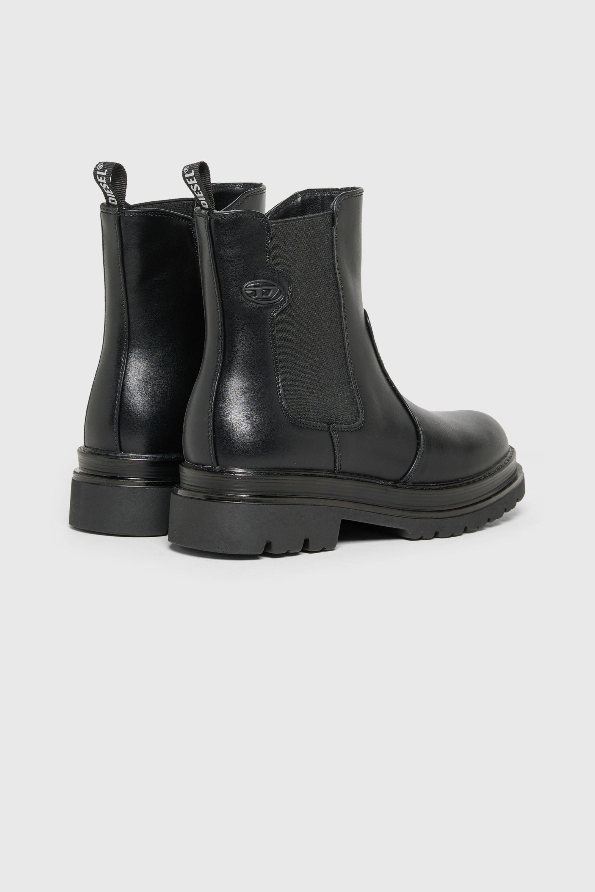Diesel - D-VYNCOUN, Unisex D-Vyncoun - Chelsea Boots mit Oval D Logo in Schwarz - 3