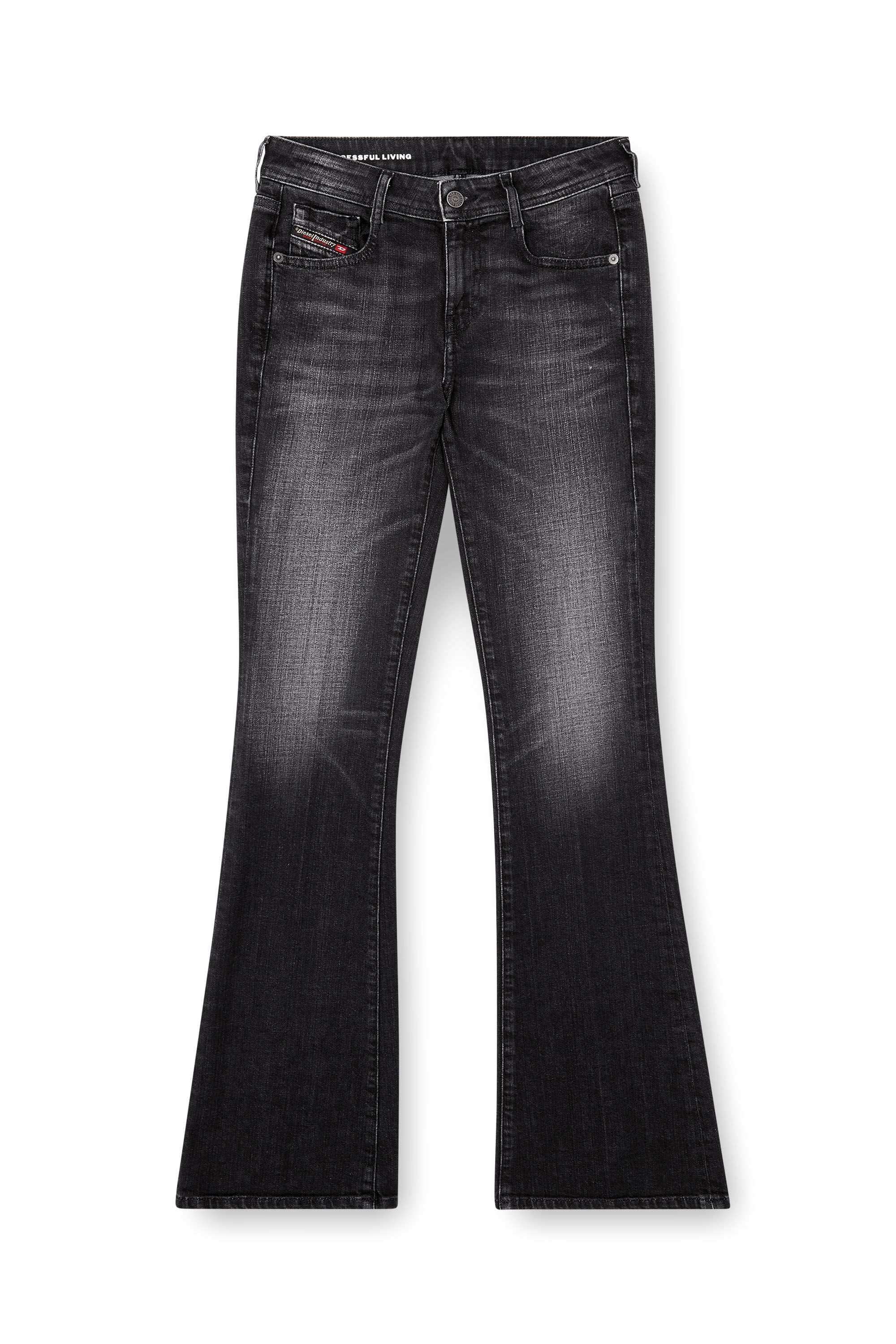 Diesel - Damen Bootcut Jeans 1969 D-Ebbey 09K99, Schwarz/Dunkelgrau - 2