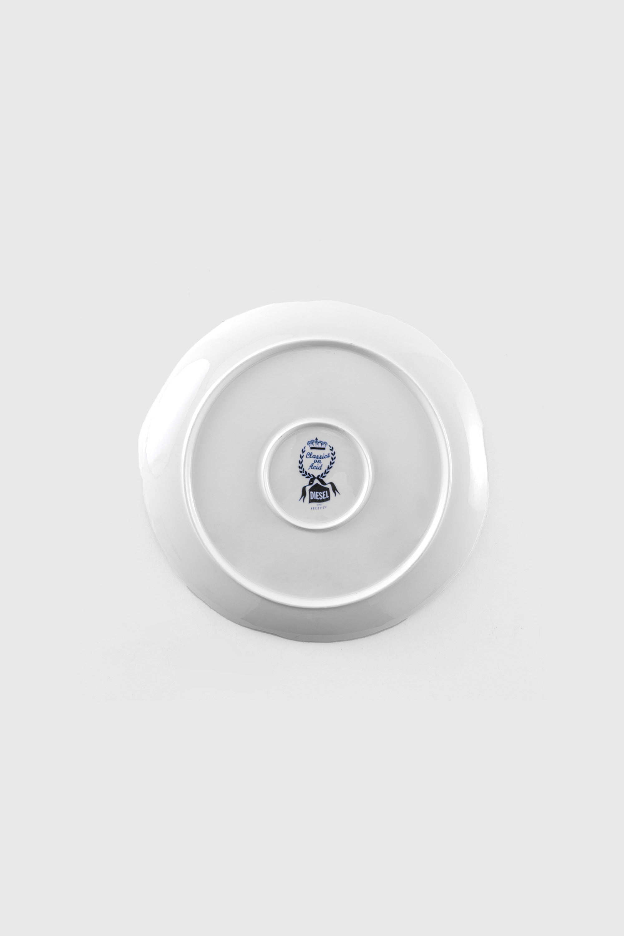 Diesel - 11203 PORCELAIN DINNER PLATE "CLASSIC ON, Unisex Speiseteller aus Porzellan in Weiss/Blau - 2