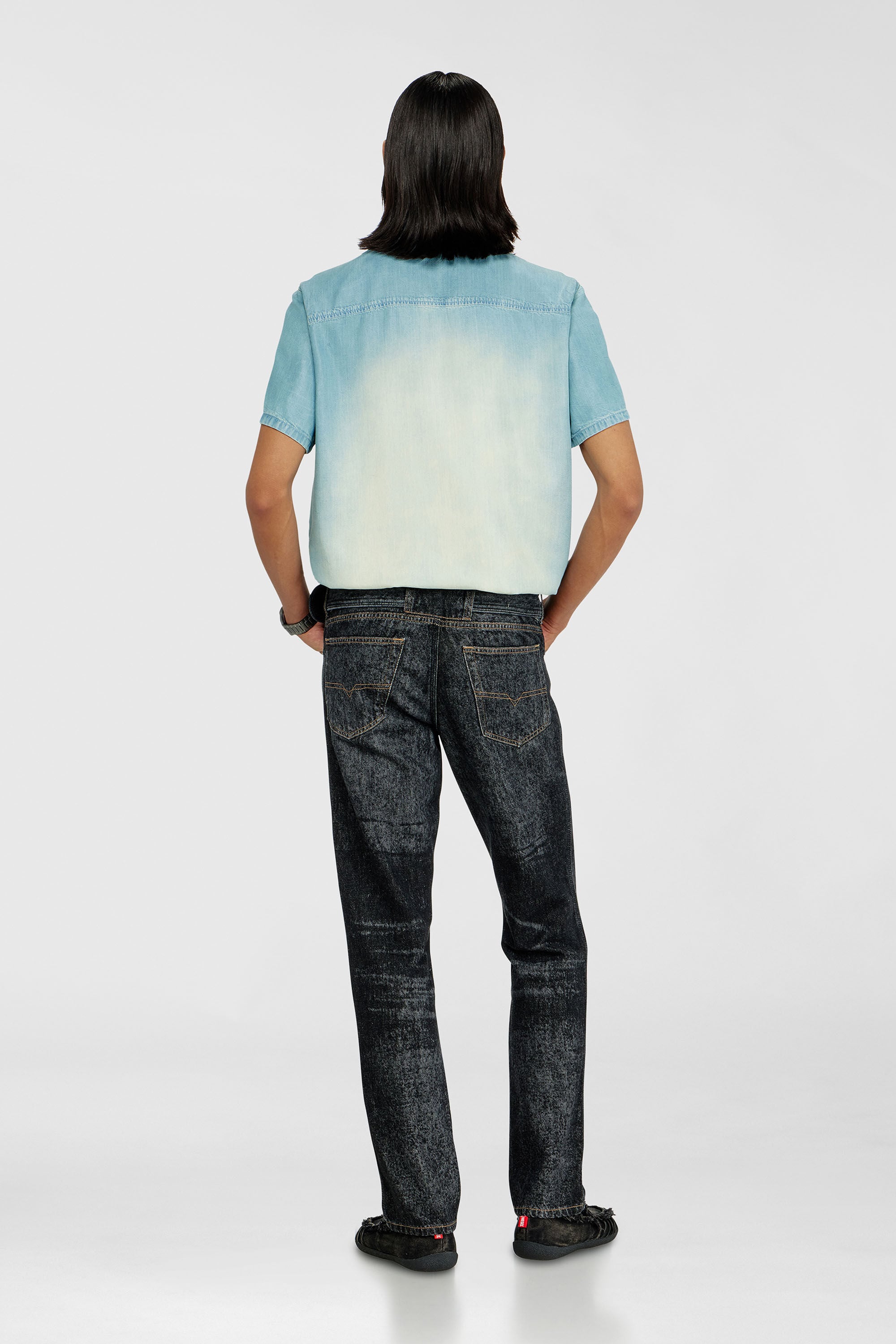 Diesel - Herren Slim Jeans D-Villus 09Q24, Schwarz/Dunkelgrau - 3