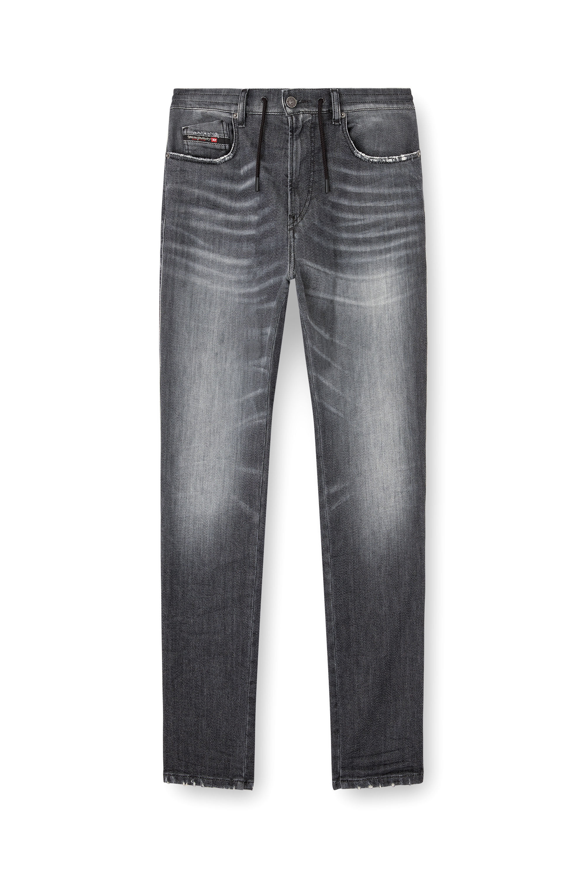 Diesel - Herren Slim 2062 D-Strukt Joggjeans® 09M67, Schwarz/Dunkelgrau - 2