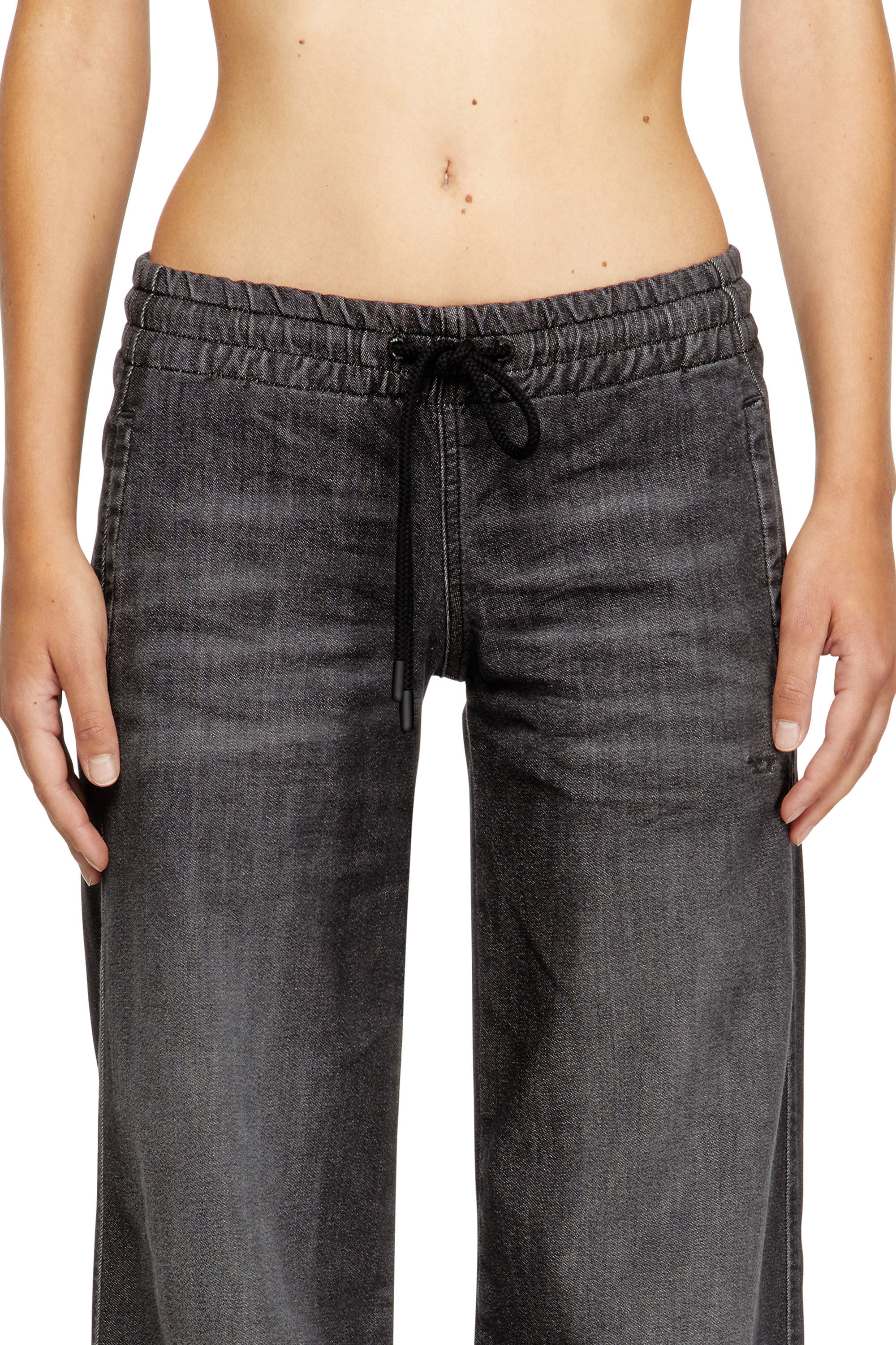 Diesel - Damen Relaxed 2078 D-Ainty Joggjeans® 09M66, Schwarz/Dunkelgrau - 5