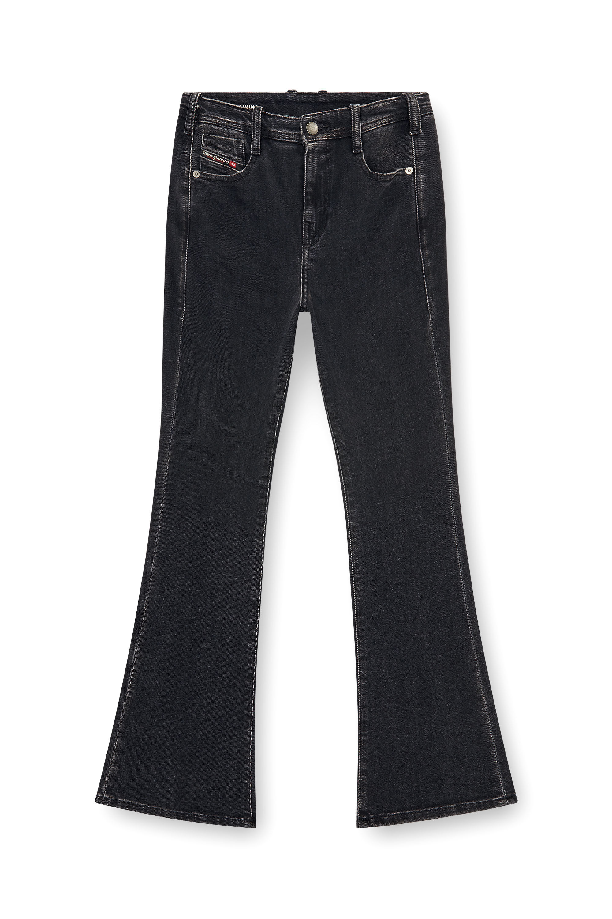 Diesel - Damen Bootcut Jeans 1969 D-Ebbey 09P75, Schwarz/Dunkelgrau - 6
