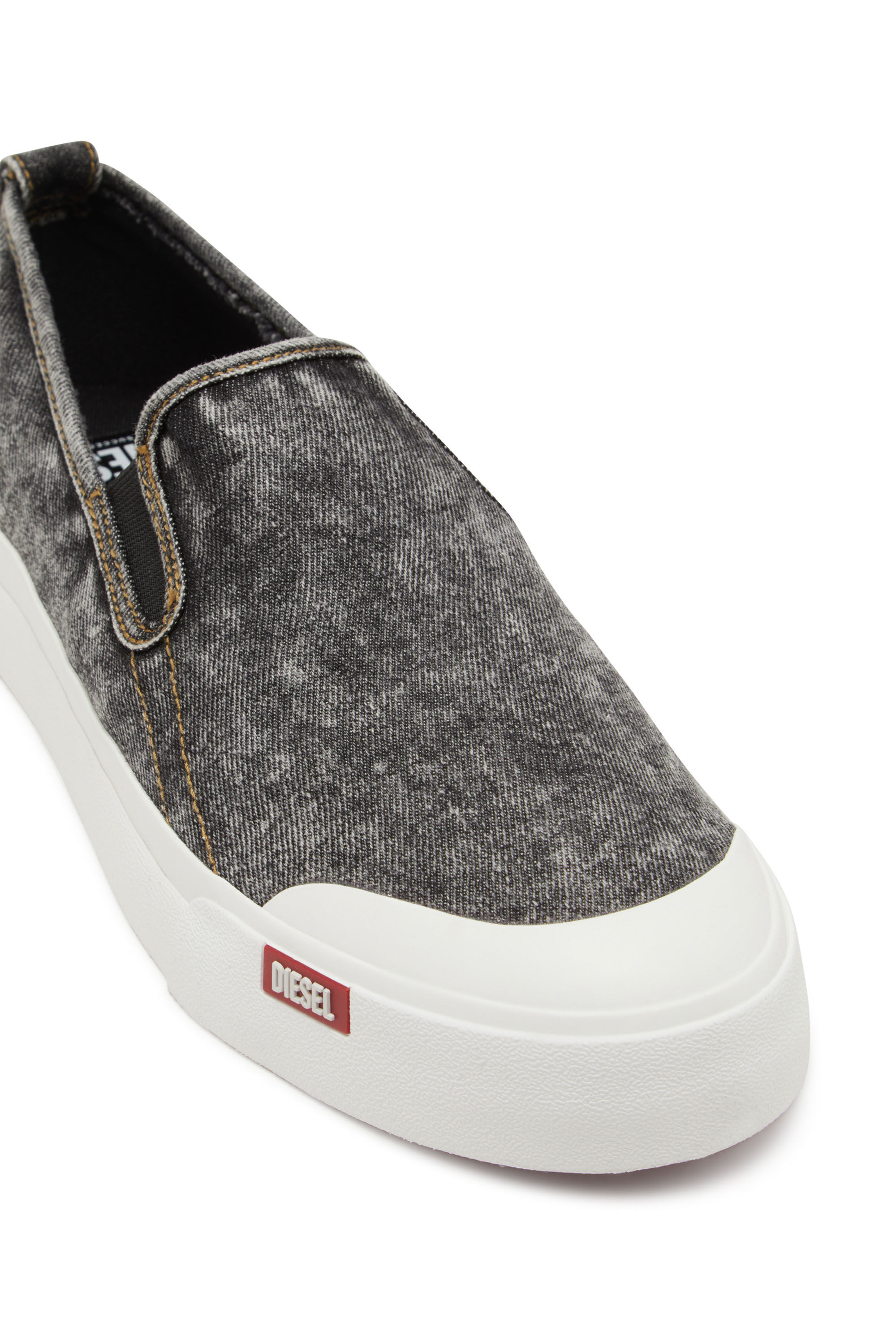 Diesel - S-ATHOS NMD SO, Herren S-Athos-Slip-on-Sneakers aus Denim in Schwarz - 5
