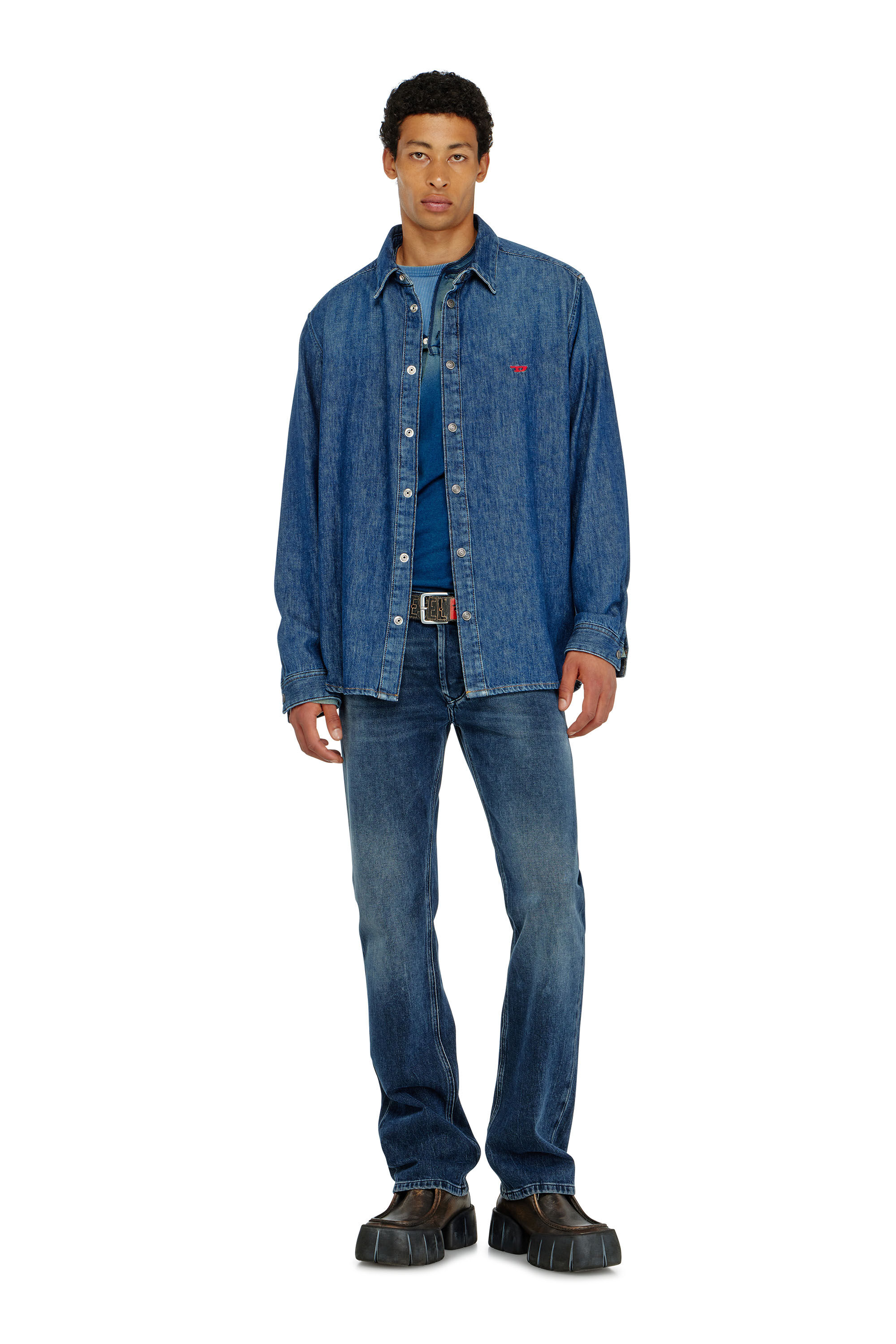 Diesel - Herren Regular Jeans 1985 Larkee 0KBBM, Dunkelblau - 1