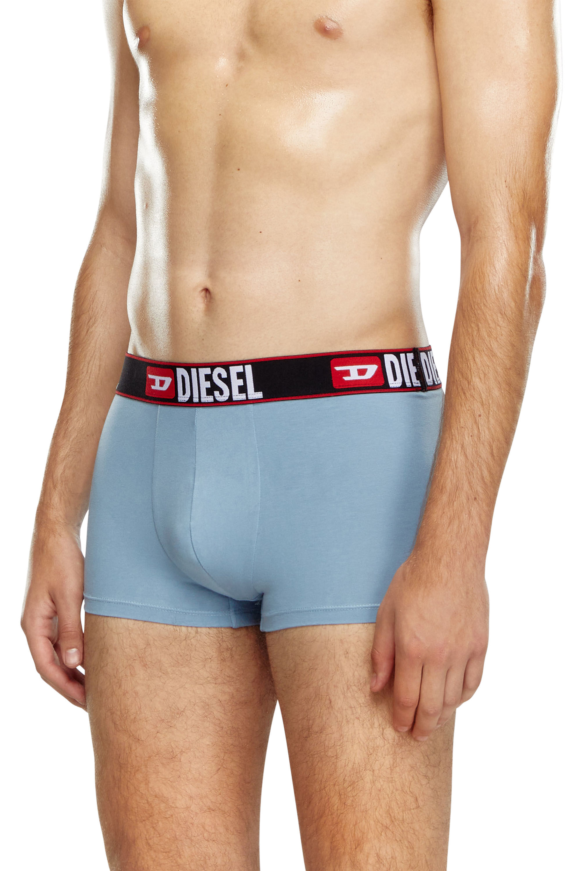 Diesel - UMBX-DAMIENTHREEPACK, Herren Retropants mit Wolken-Motiv im Dreierpack in Blau - 3