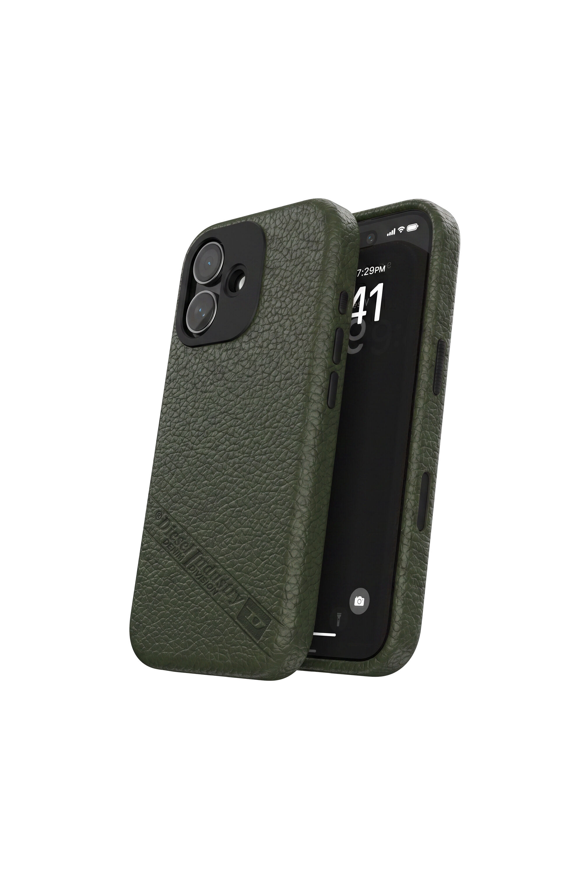 Diesel - 60646 MOULDED CASE, Unisex Flag D H&uuml;lle mit MagSafe f&uuml;r iPhone 17 in Dunkelgr&uuml;n - 3