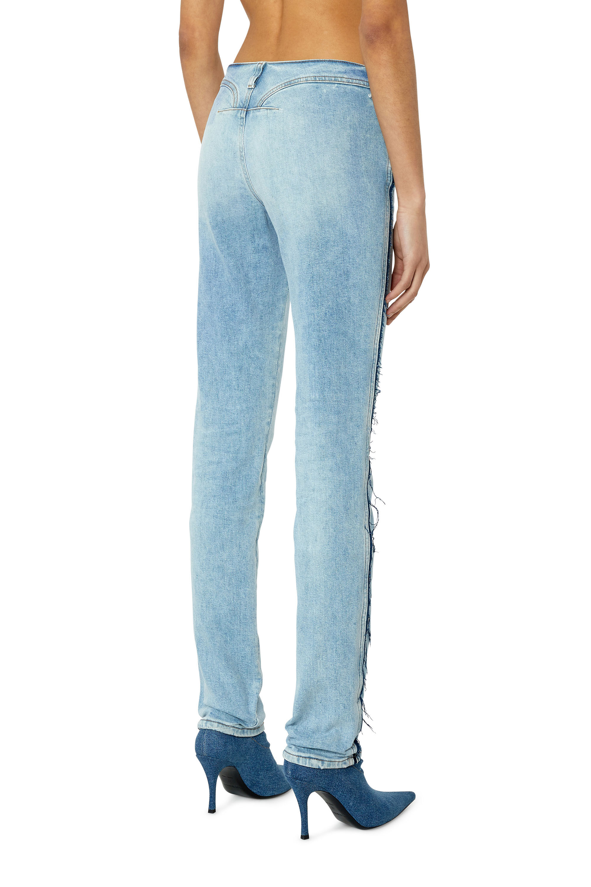Diesel - Skinny Jeans D-Tail 09F41, Hellblau - Image 4