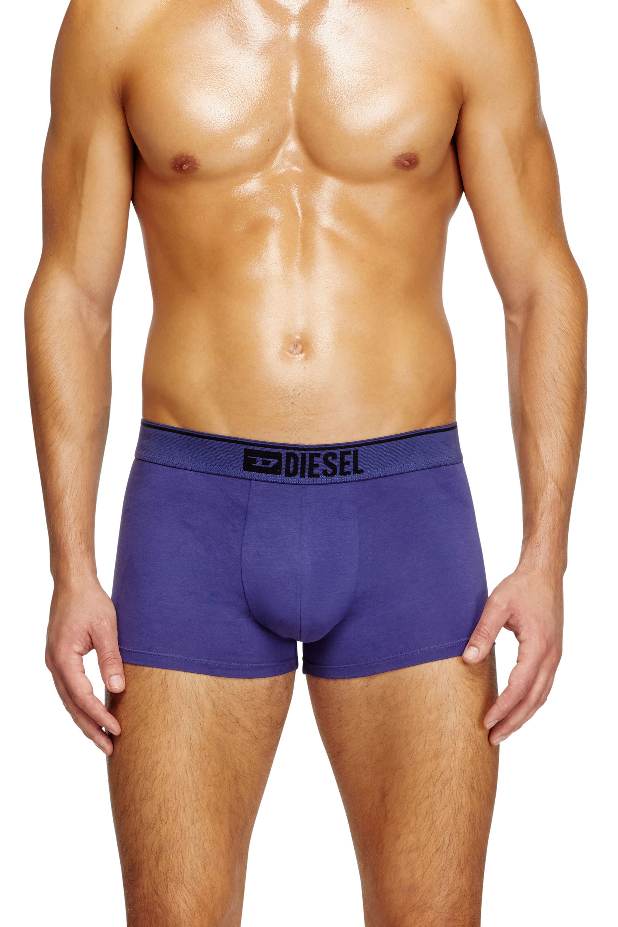 Diesel - UMBX-DAMIENTHREEPACK, Herren Retropants aus Stretch-Baumwolle im Dreierpack in Schwarz/Blau - 3
