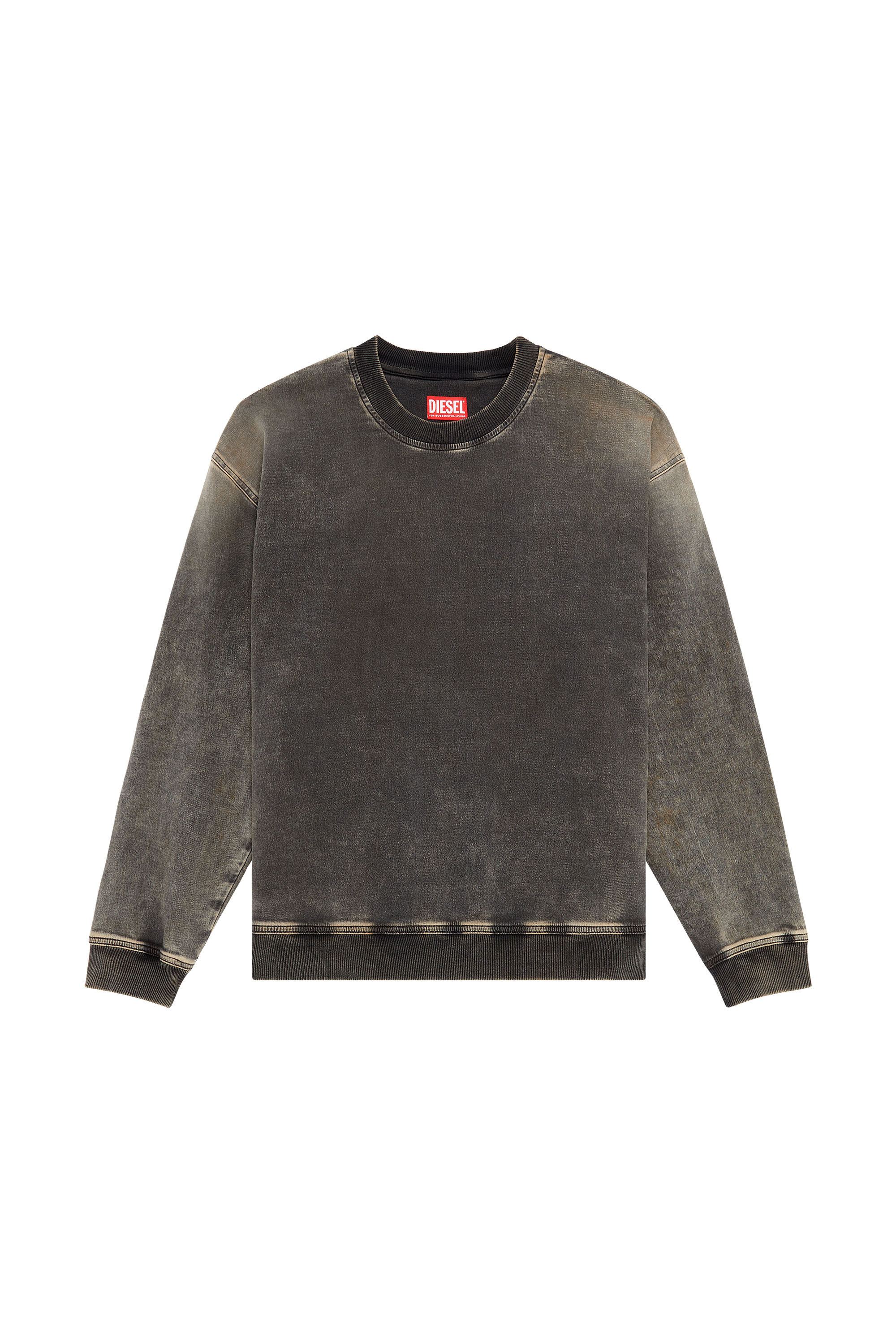 Men's Sweatshirt in Track Denim | Black | Diesel