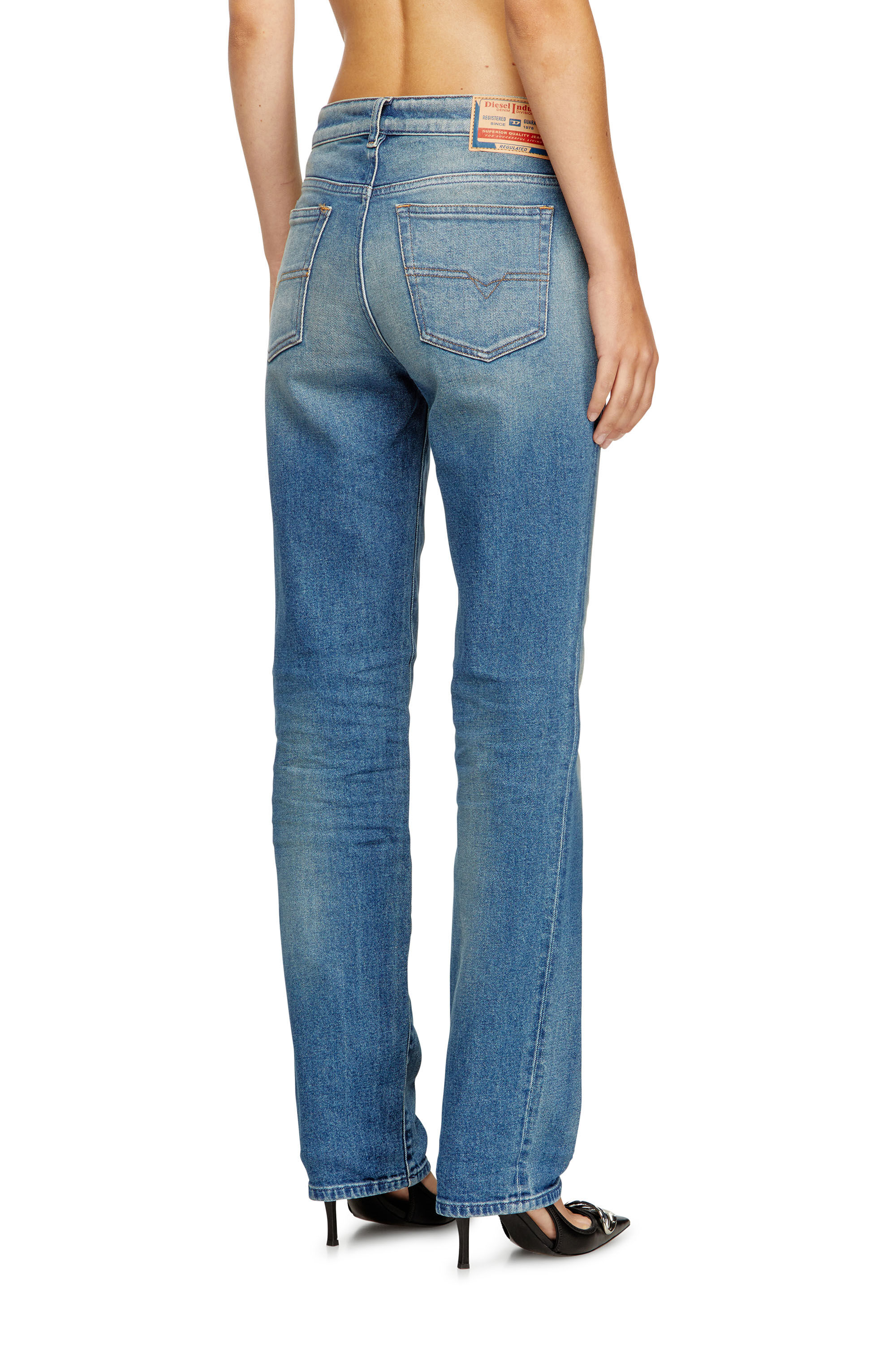 Diesel - Damen Regular Jeans 1989 D-Mine 09M14, Mittelblau - 3